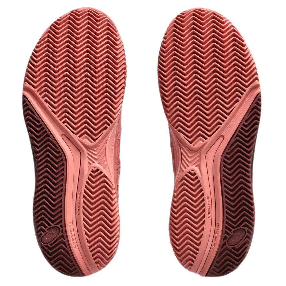 Asics Gel Resolution 9 Clay Women's Tennis Shoe (Light Garnet/White)