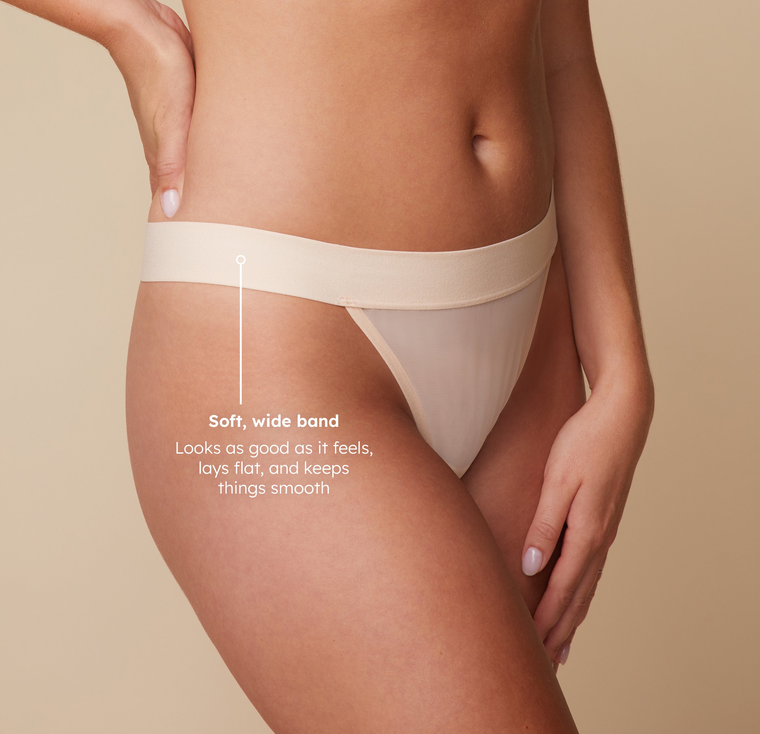 ComfortMesh™ Thong - Pearl、mySite、bengalsvssteelers