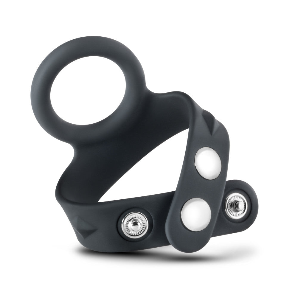 Performance By Blush® | VS6: Black Silicone Ball Strap & Penis Ring、mySite、bottomscart