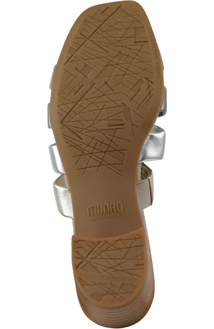  Munro Women's Adrianne Slide-In Sandal - Taupe Metallic、mySite、preschool7hills