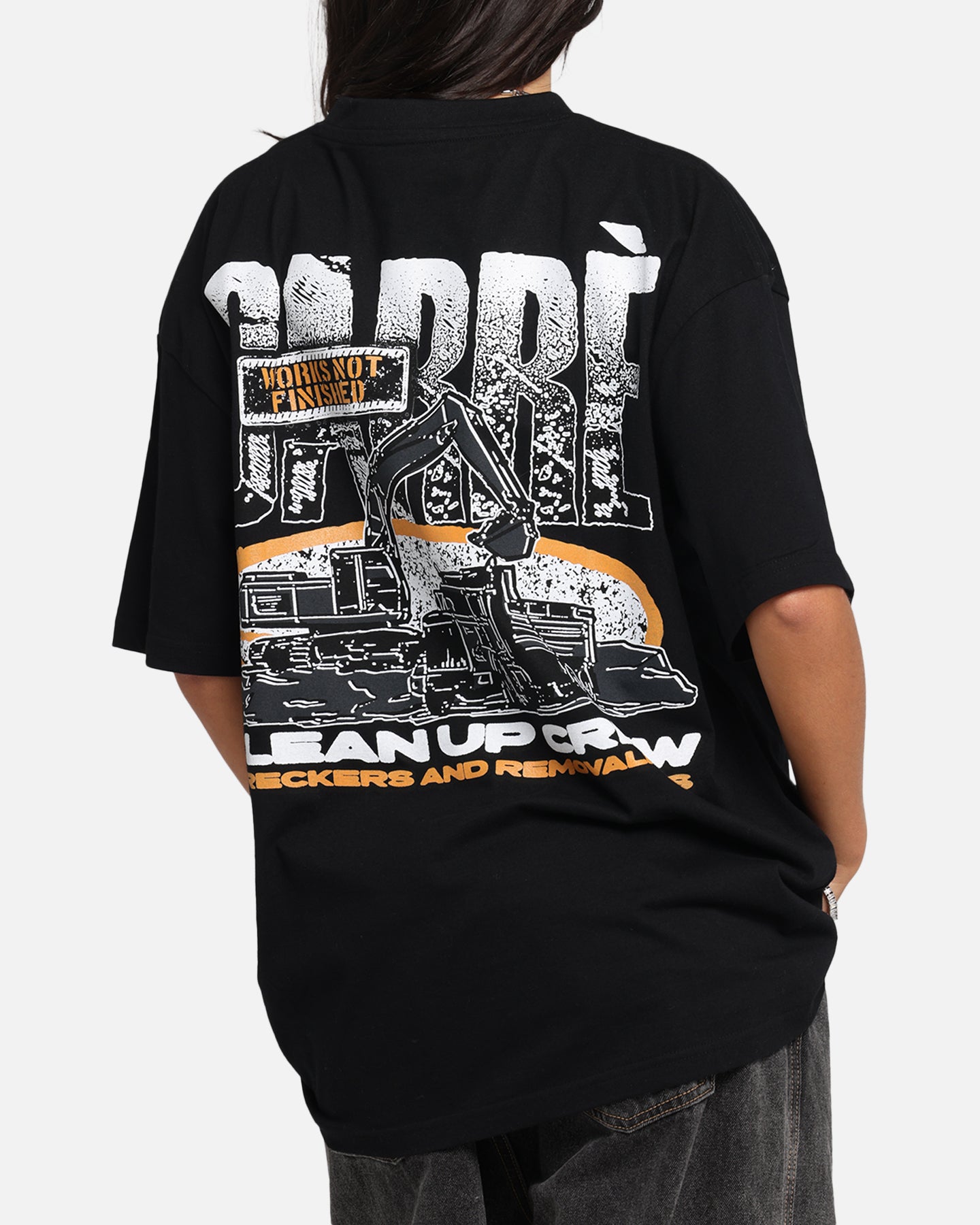 Carre Clean Up Crew T-Shirt Black、mySite、zt4zffjzw