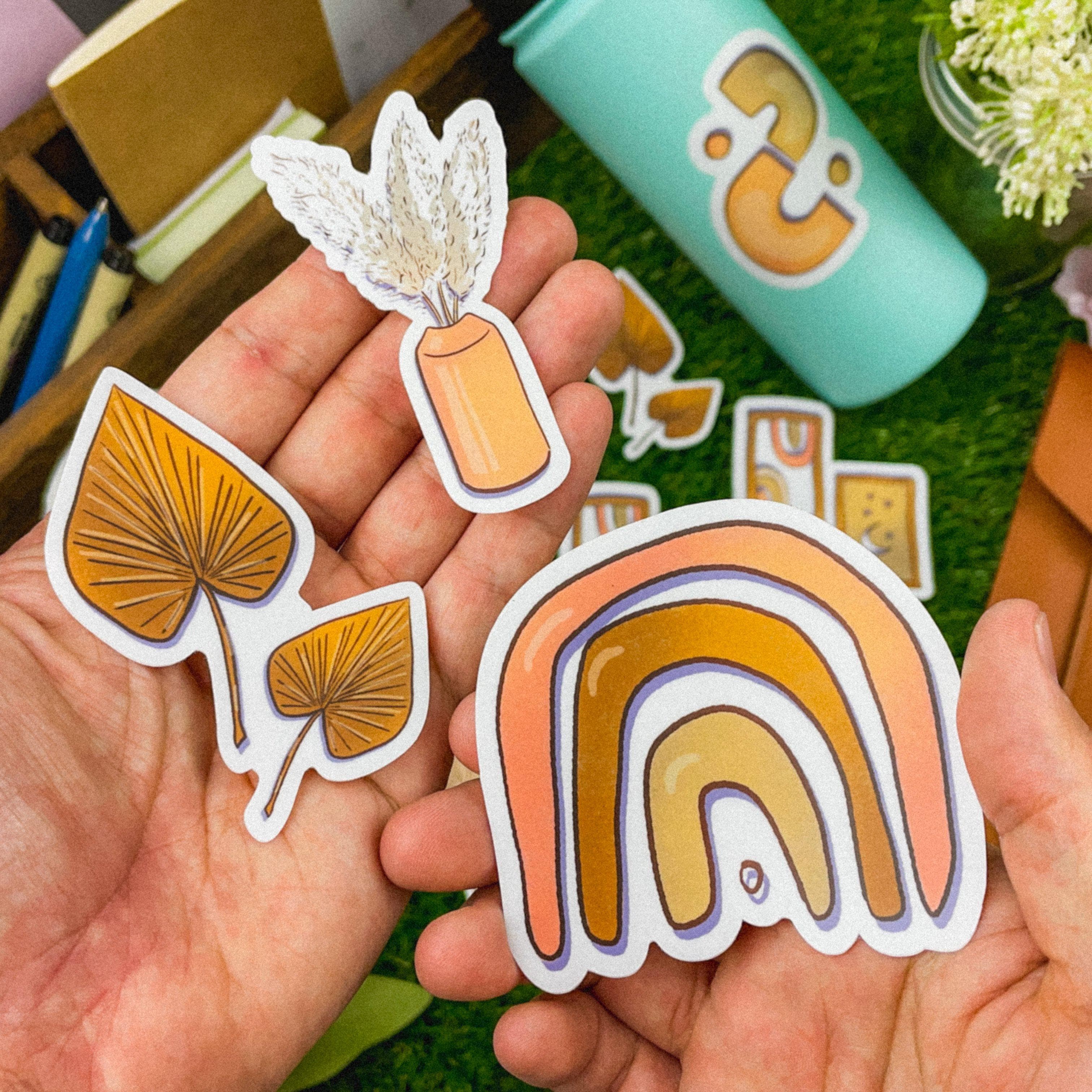  Pampas Flower Pot Sticker、mySite、elrpsem3k