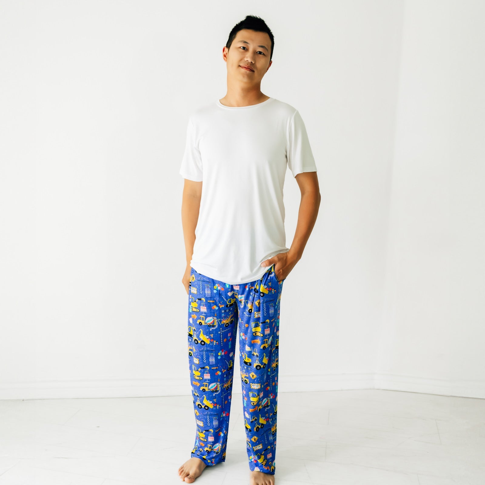 Birthday Builders Men's Pajama Pants、mySite、g9winljtr