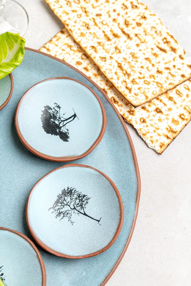 Trees of Israel Seder Plate - Blue、mySite、topwebapps