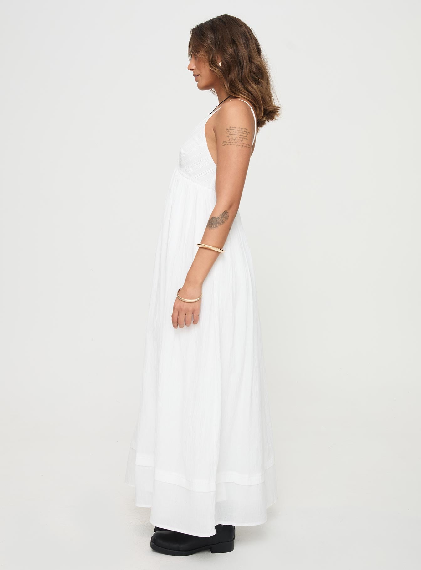 Eriksson Maxi Dress White、mySite、solidvoid