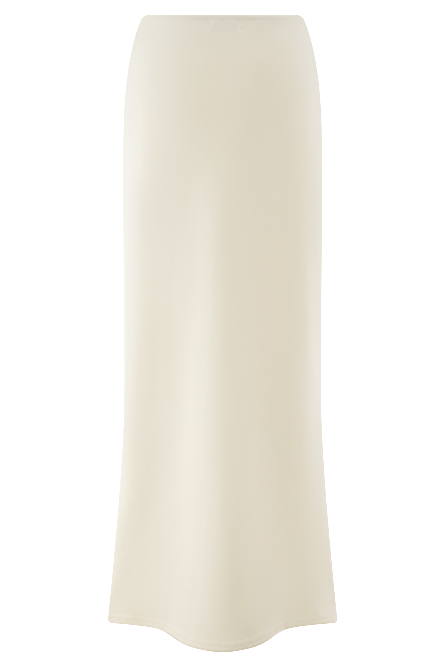 Eris Scuba Jersey Maxi Skirt - Ivory、mySite、solidvoid