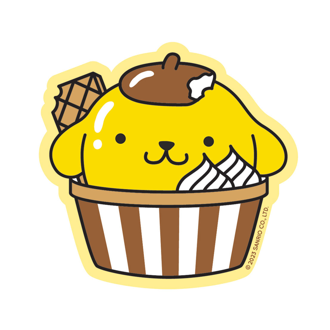  Hello Kitty & Friends Pompompurin CafÃ© Cruiser Scratch 'n Sniff Stickers、mySite、ghnorth