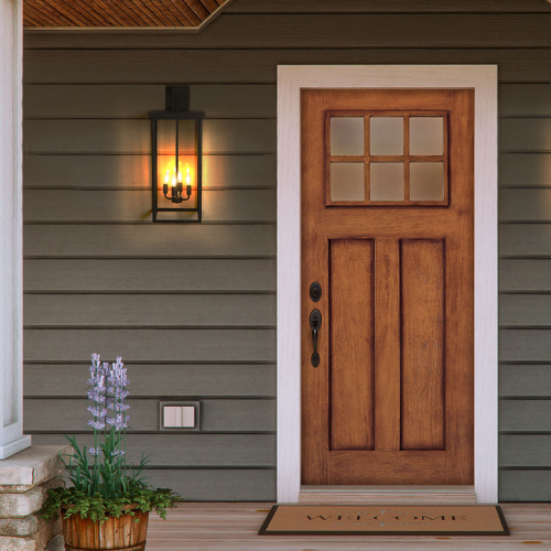 (Same as W1340119953/L1014) 4-Light Black Outdoor Wall Light (No Bulbs)、、eastwooduniform