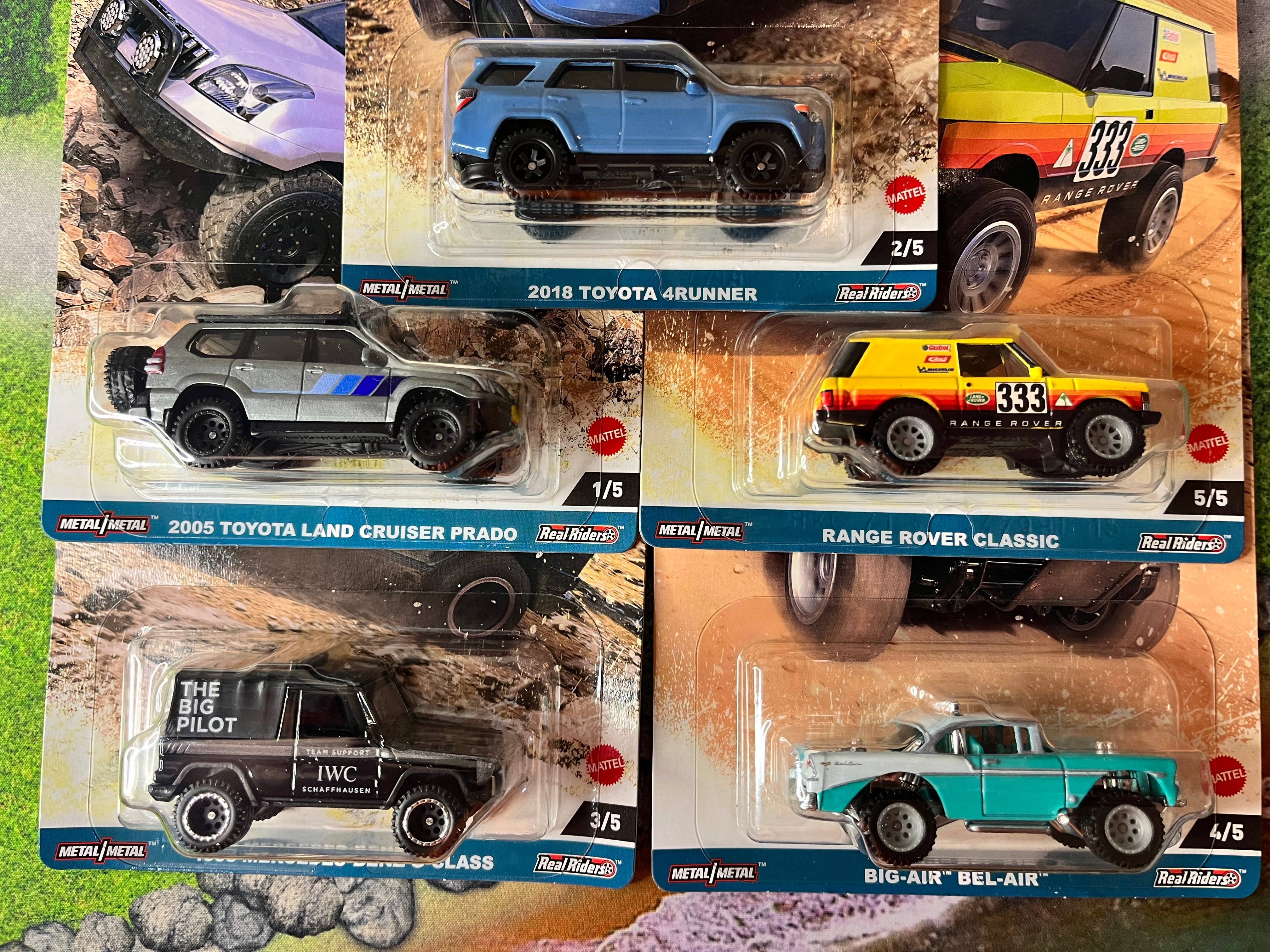 Off Road * Complete 5 Car Set * 2023 Hot Wheels Car Culture Case F、mySite、hgirdovlk