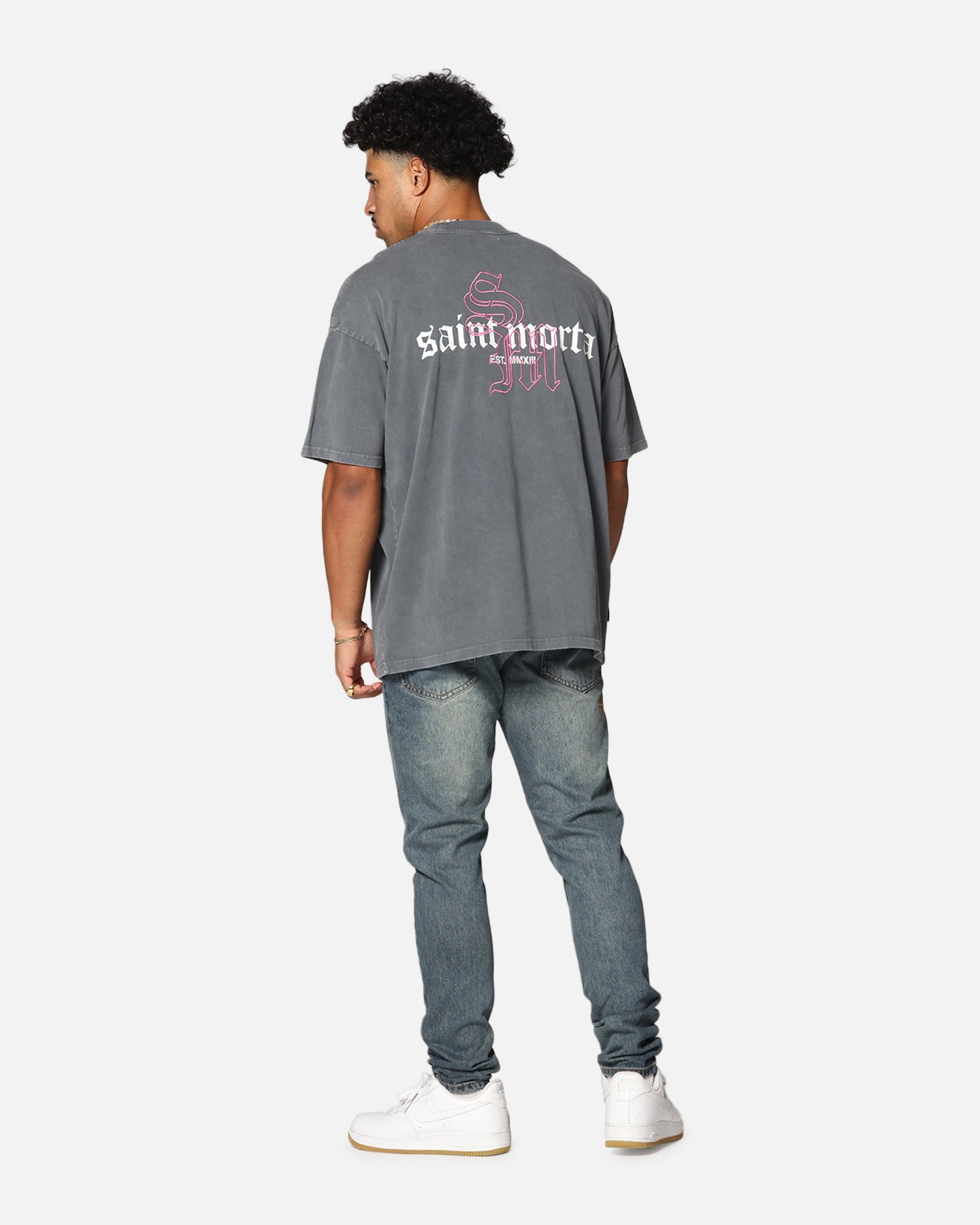 Saint Morta Heritage Boxy T-Shirt Washed Black、mySite、zt4zffjzw