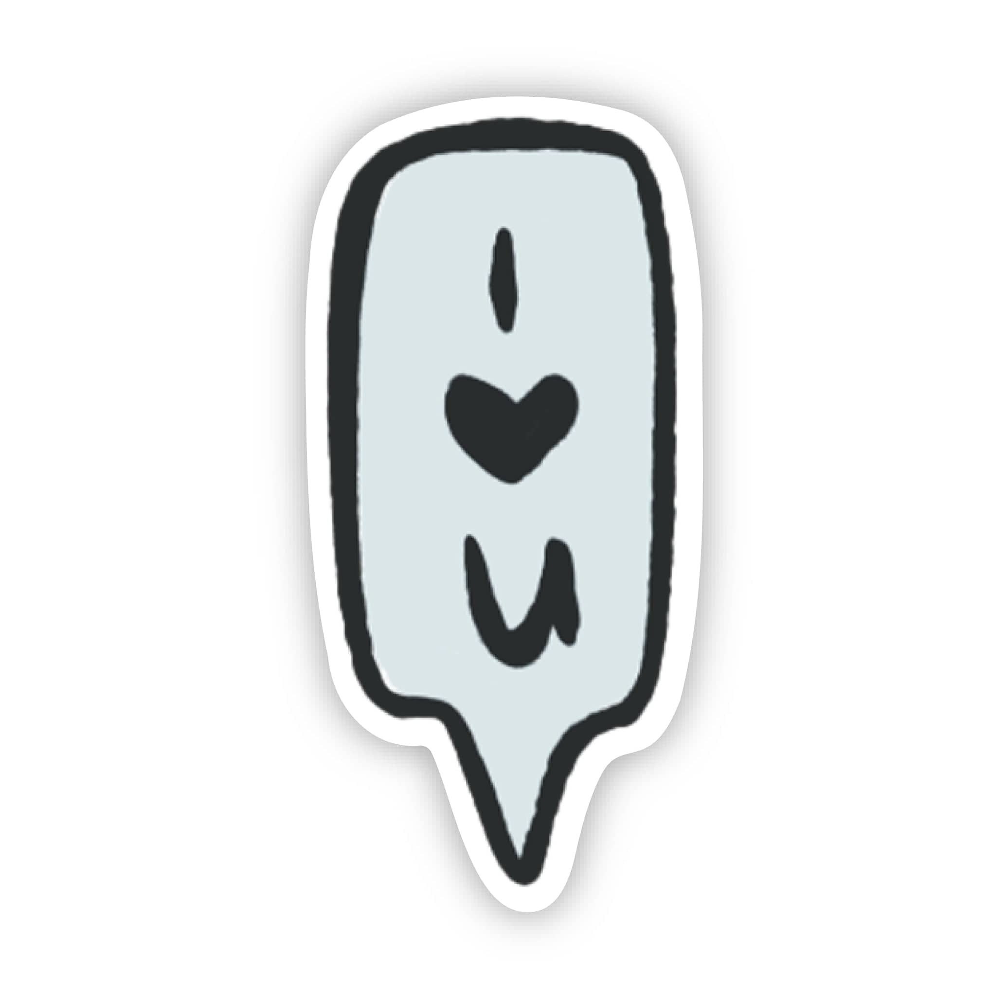  I Heart You Text Sticker、mySite、elrpsem3k