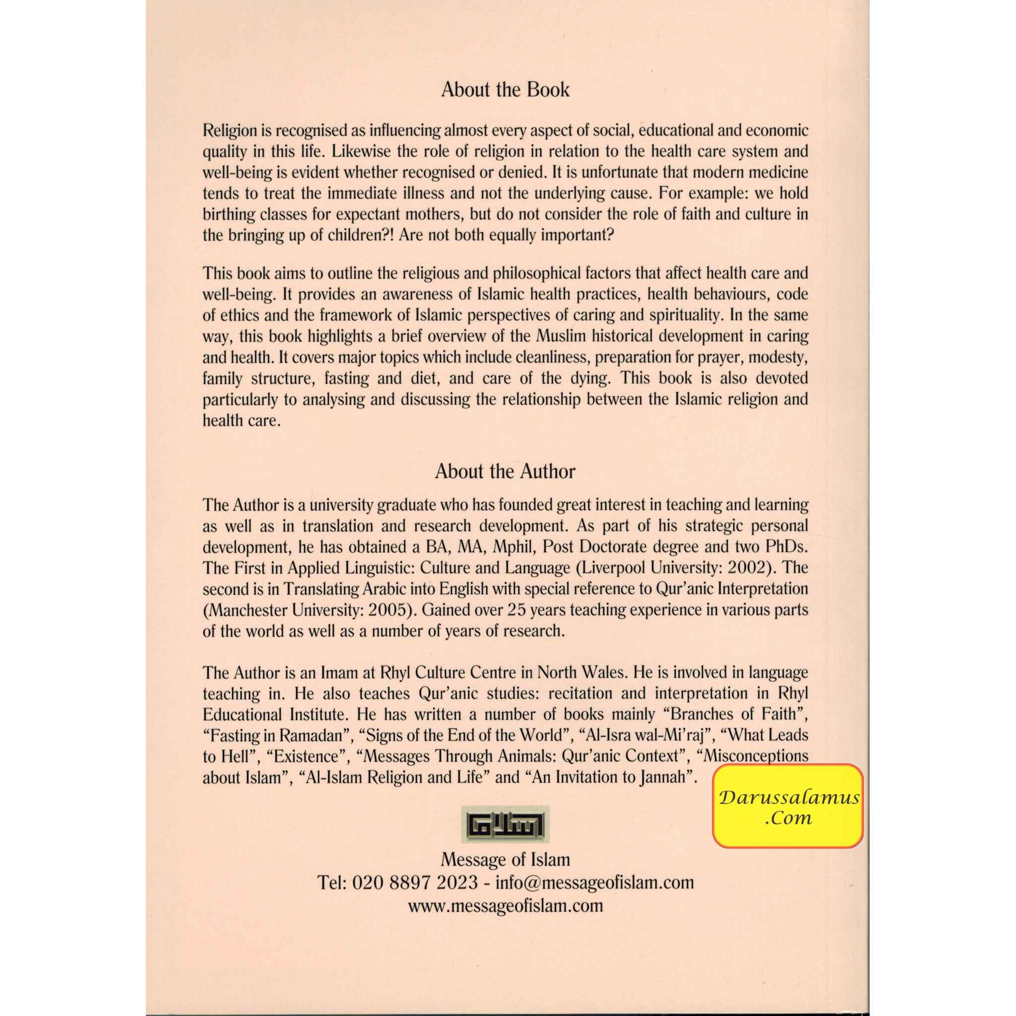 Health care and wellbeing in Islam By Dr. Abdul Karim、mySite、topwebapps