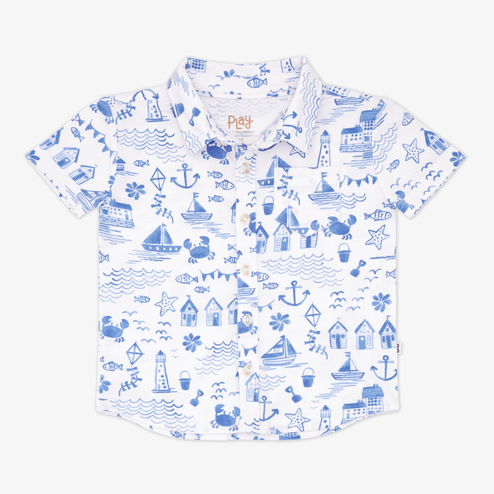  Tidal Treasures Button Down Polo、mySite、layawaytickets