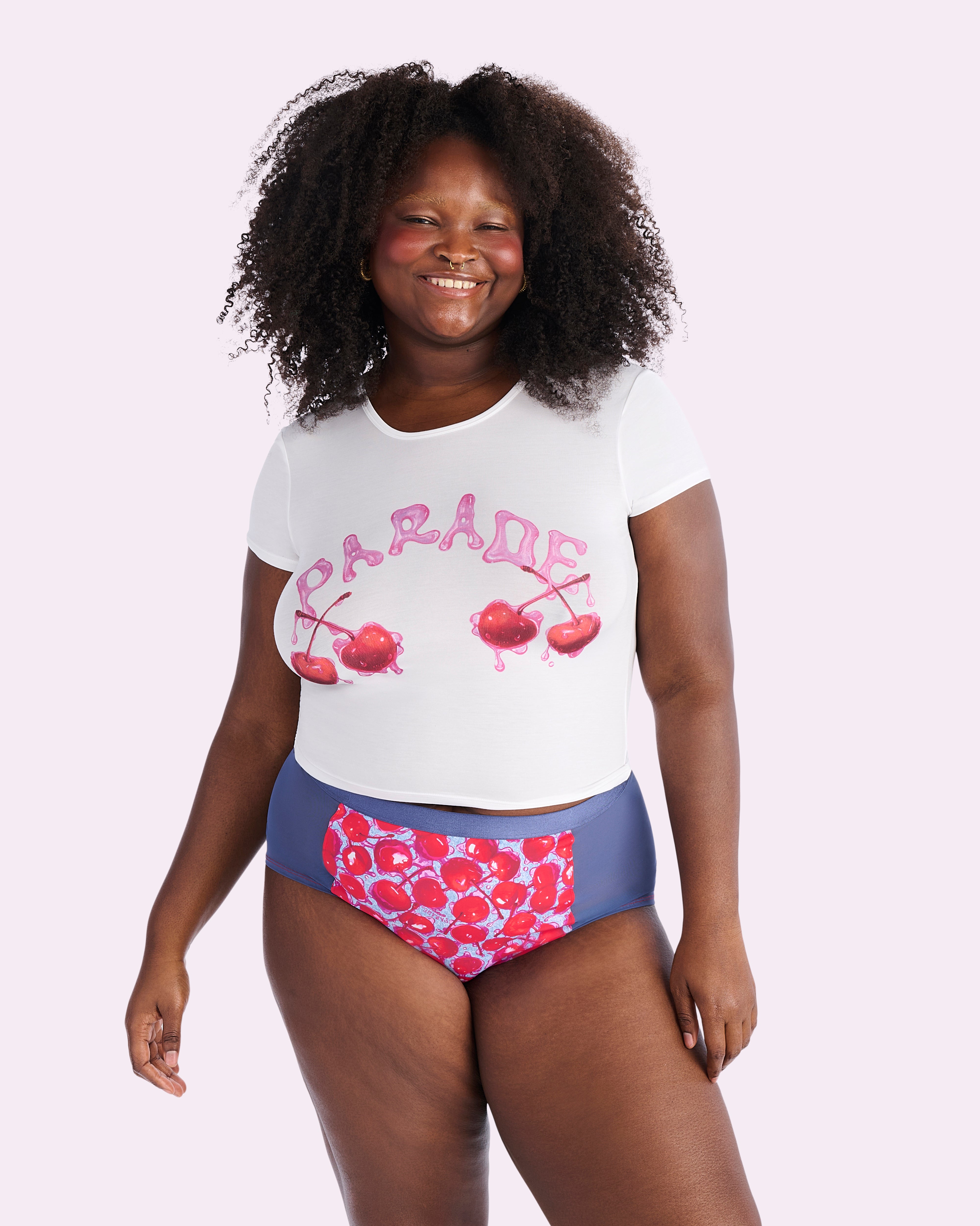 New:Cotton Graphic Baby Tee | New:Cotton (Wet Cherries)、mySite、bengalsvssteelers