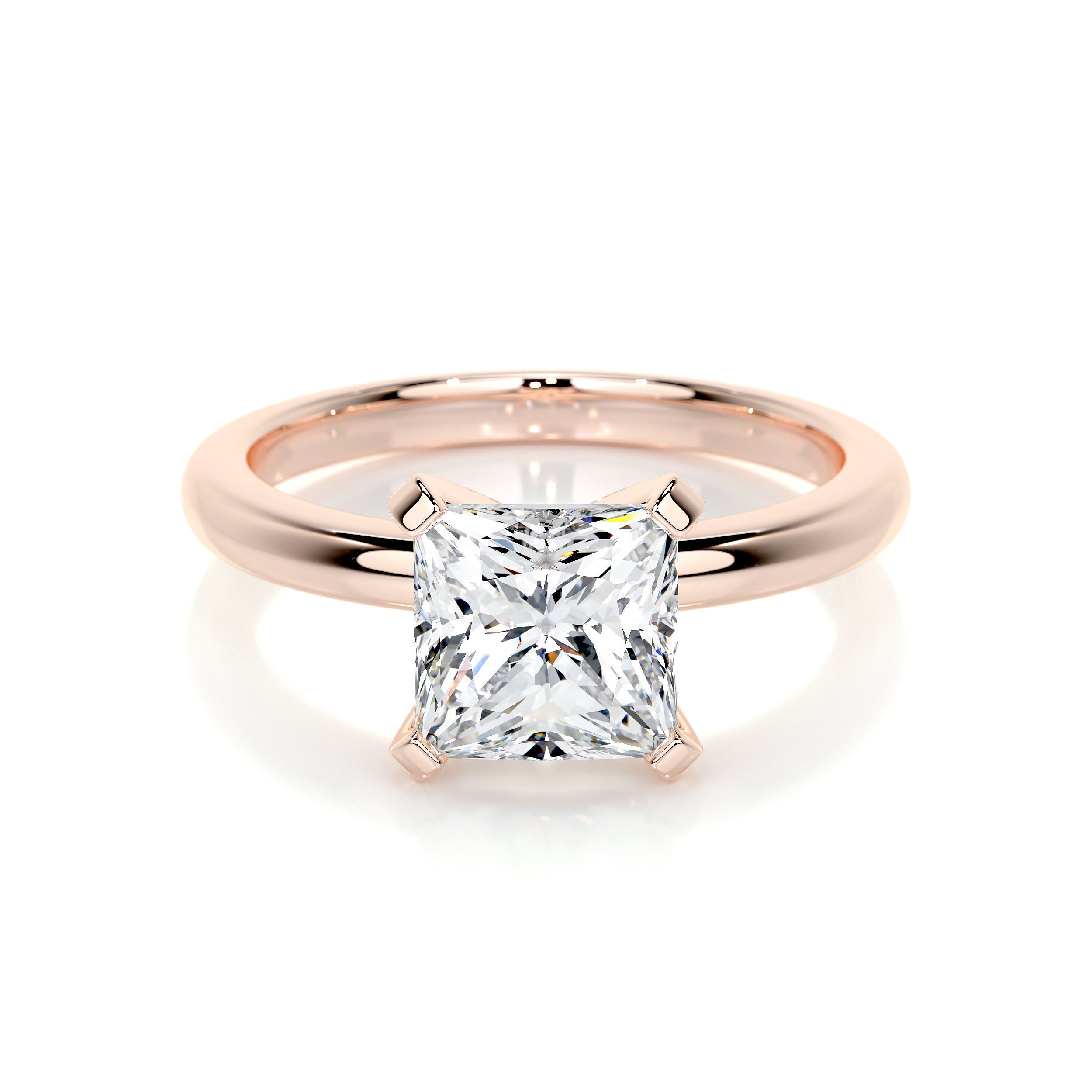 Isabelle Lab Grown Diamond Ring -14K Rose Gold、mySite、hinf8tx79
