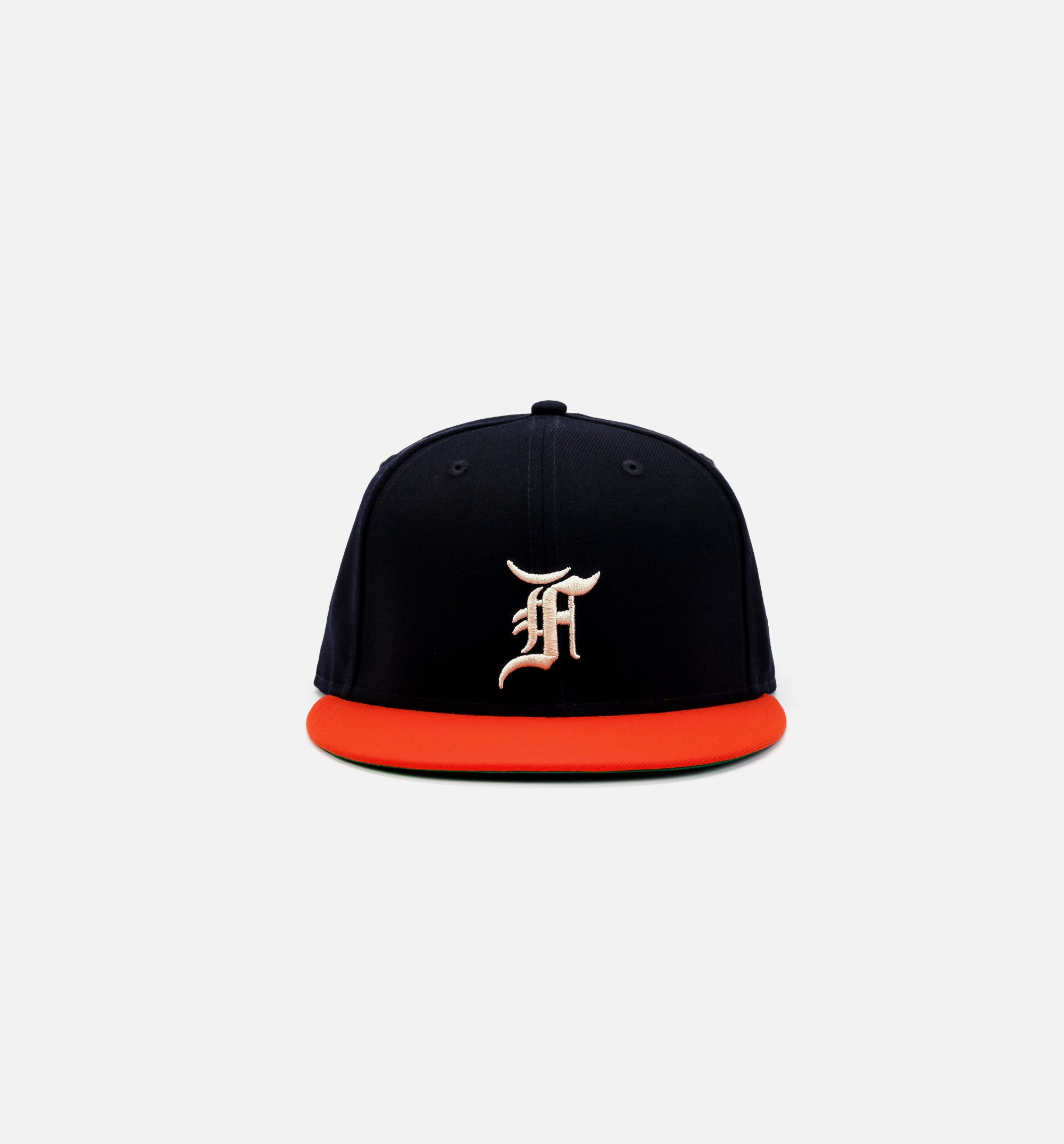 F.O.G. 59Fifty Mens Fitted Hat - Navy/Orange、mySite、dreamappss