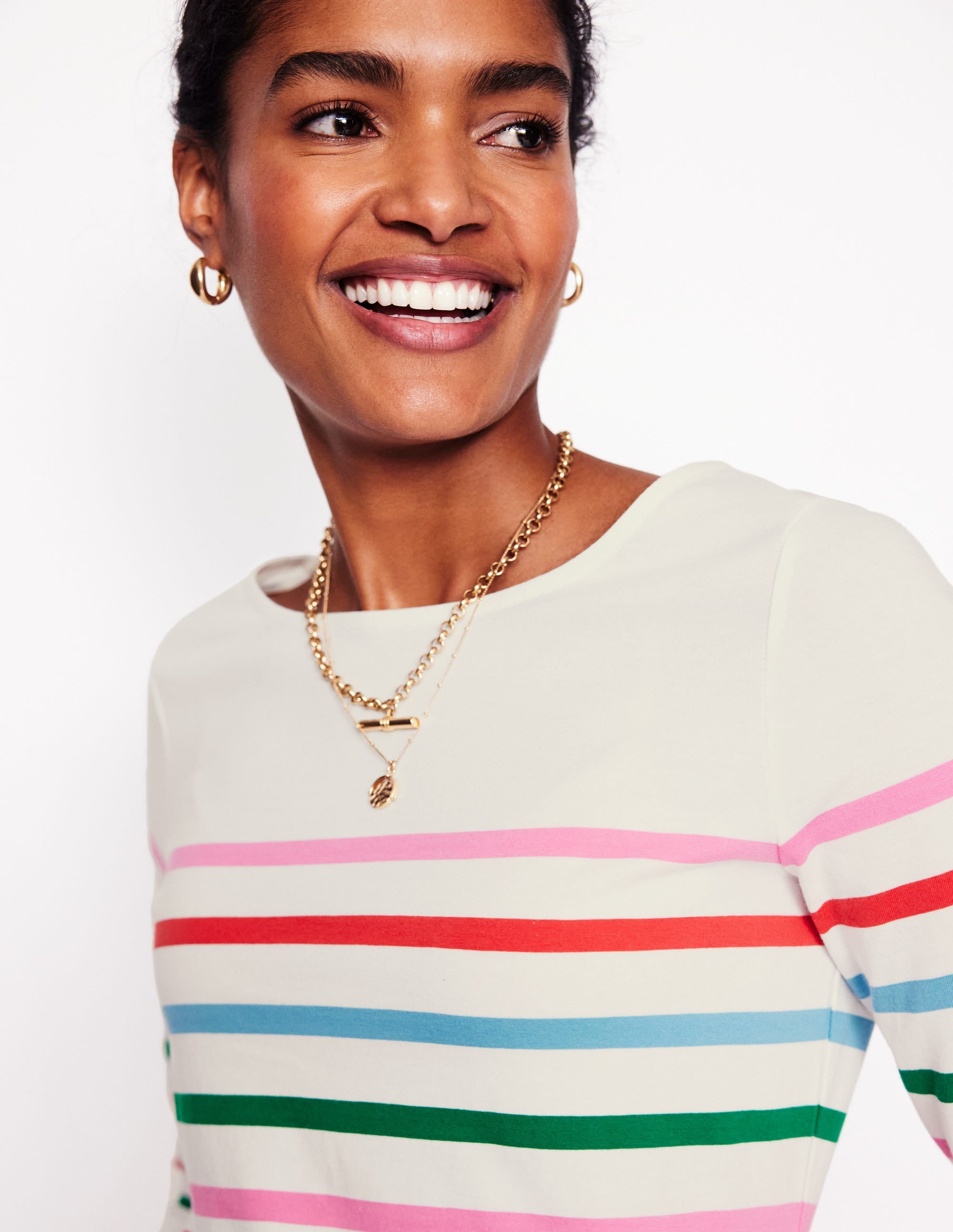  Ella Long Sleeve Breton-Ivory, Multi Placement、mySite、ashleygrahame