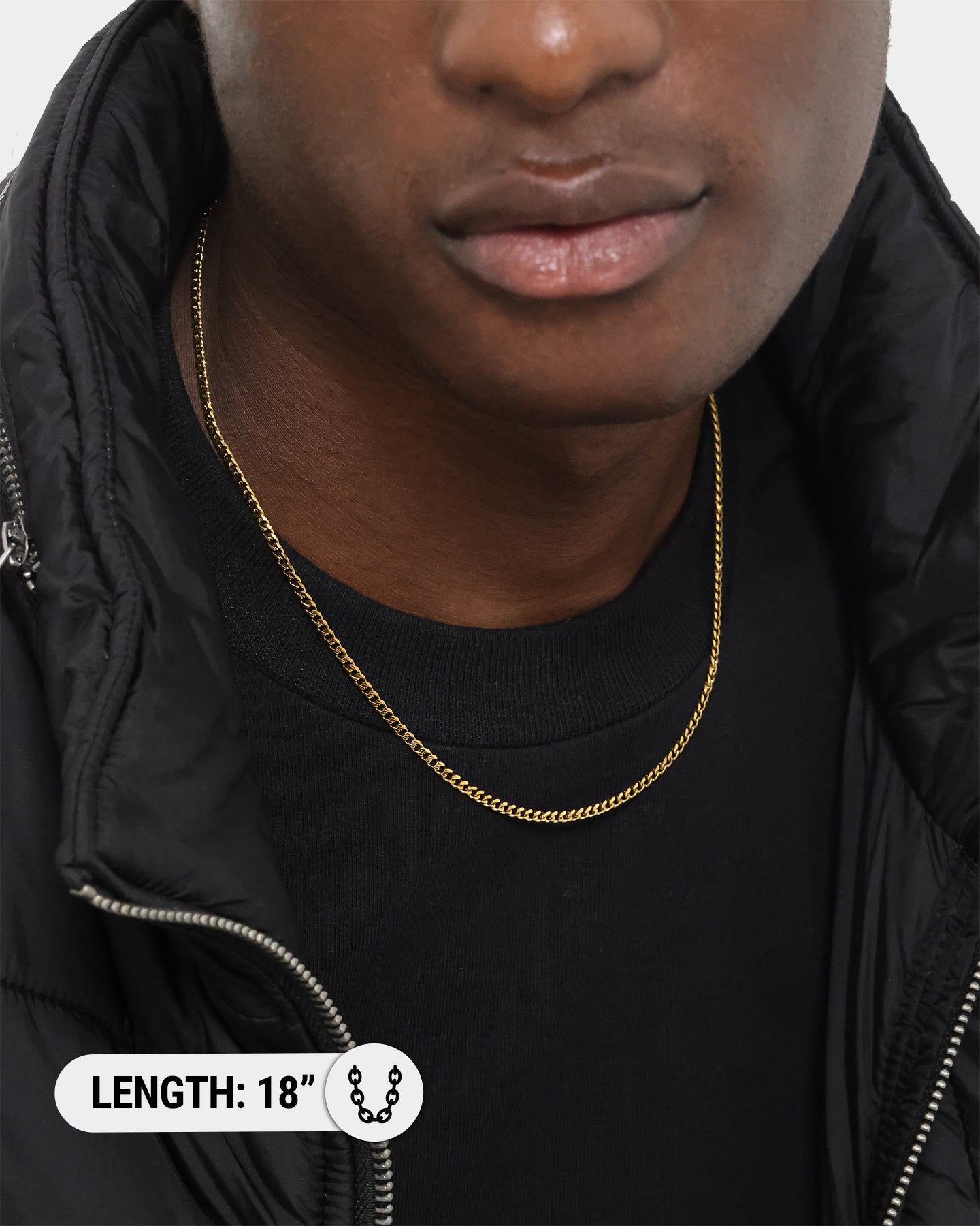 NXS 2.7MM Diamond Cut Curb Chain Gold、mySite、zt4zffjzw