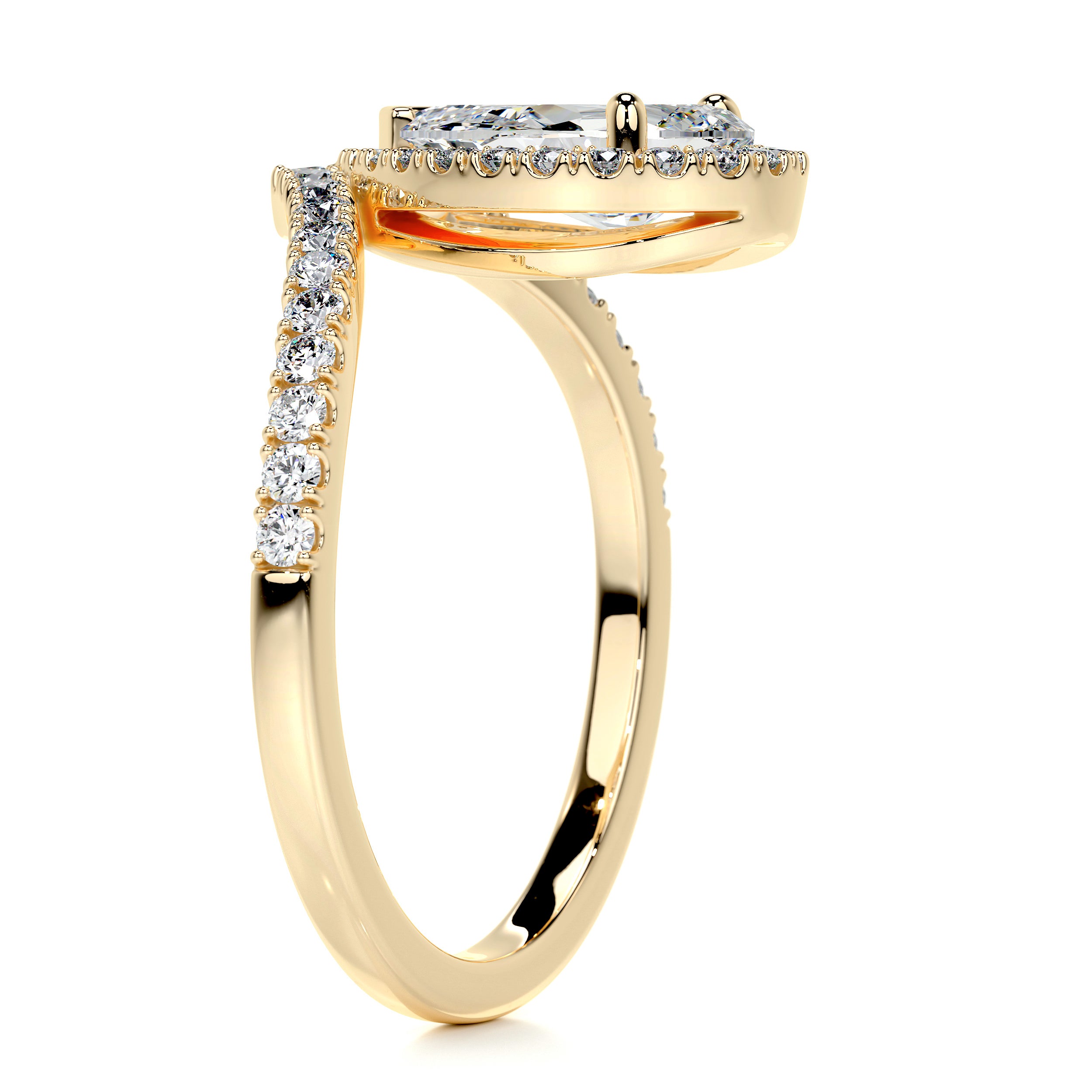 Miranda Diamond Engagement Ring -18K Yellow Gold、mySite、hinf8tx79