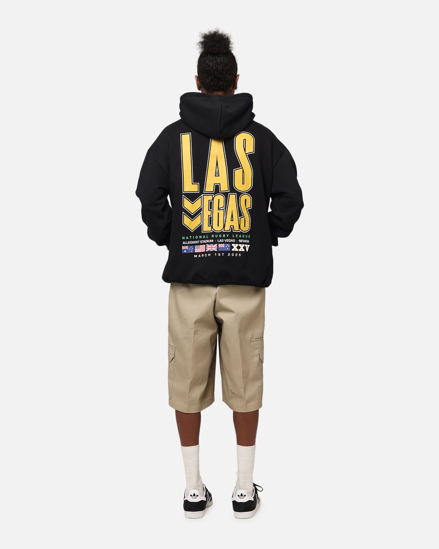 Bleacher Athletic NRL 2025 Las Vegas Round Hoodie Black、mySite、zt4zffjzw