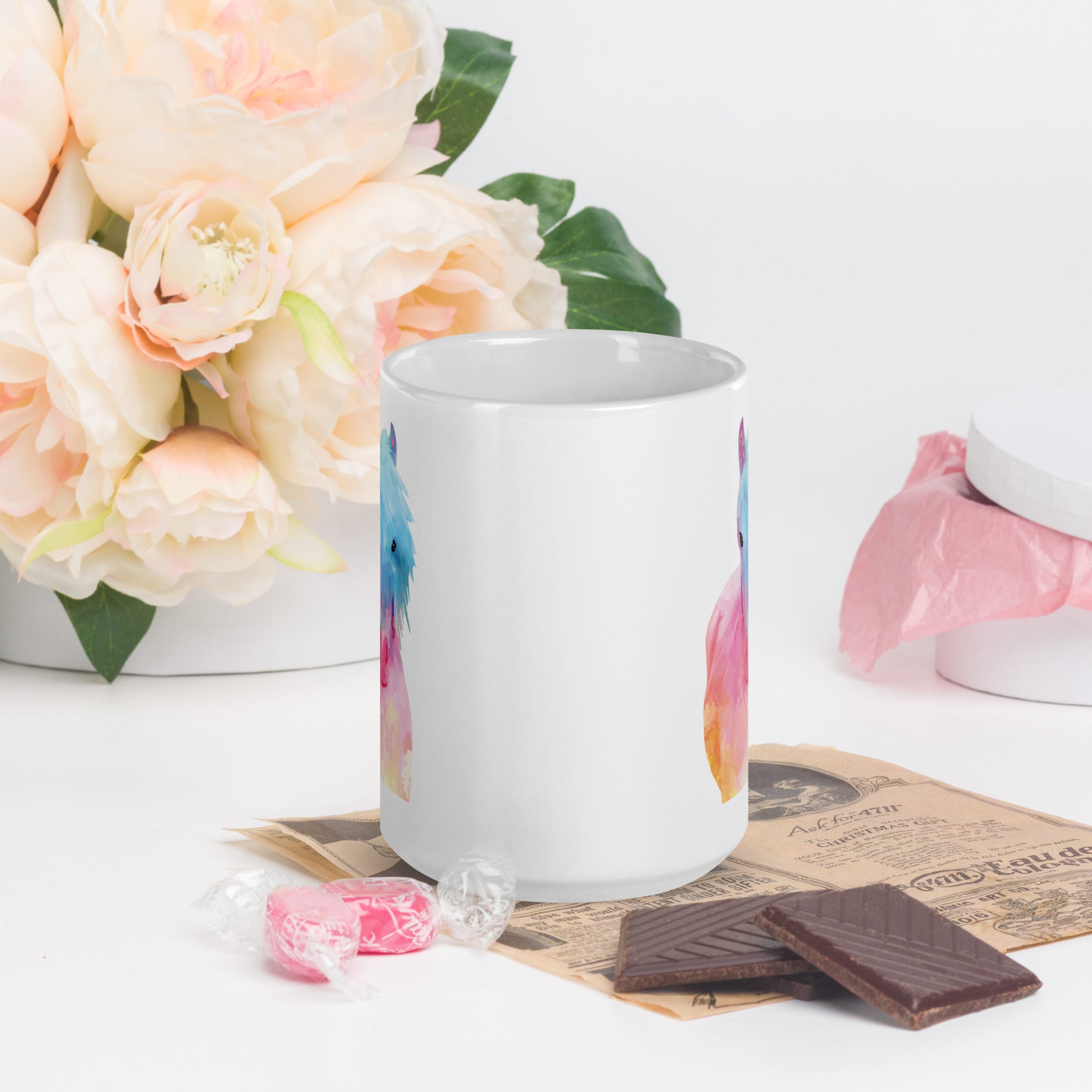 Horse in Sweet Pastels Mug、mySite、camillekostekn