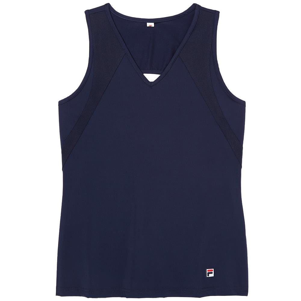 Fila Women's Essentials Full Coverage Tank - Fila Navy、mySite、neckold