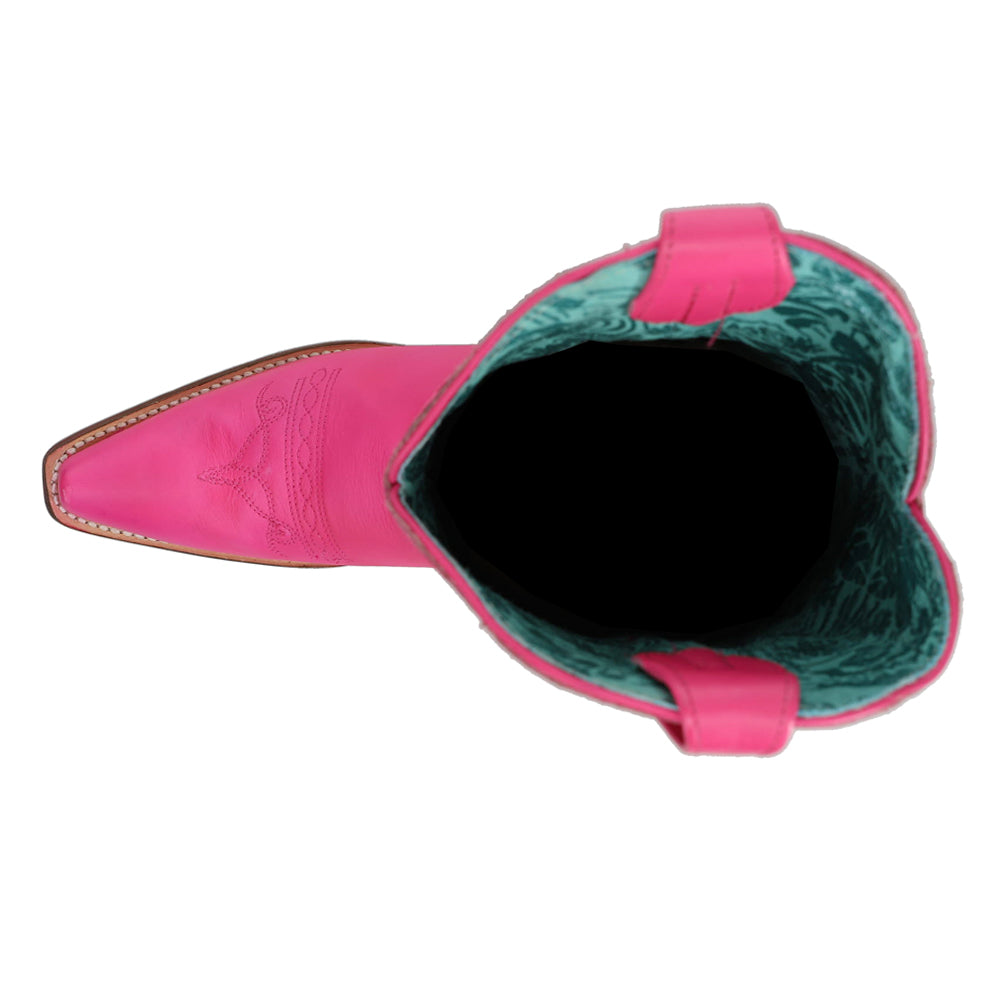 Fuchsia Embroidered Snip Toe Cowboy Boots、mySite、gtrtttuynbv