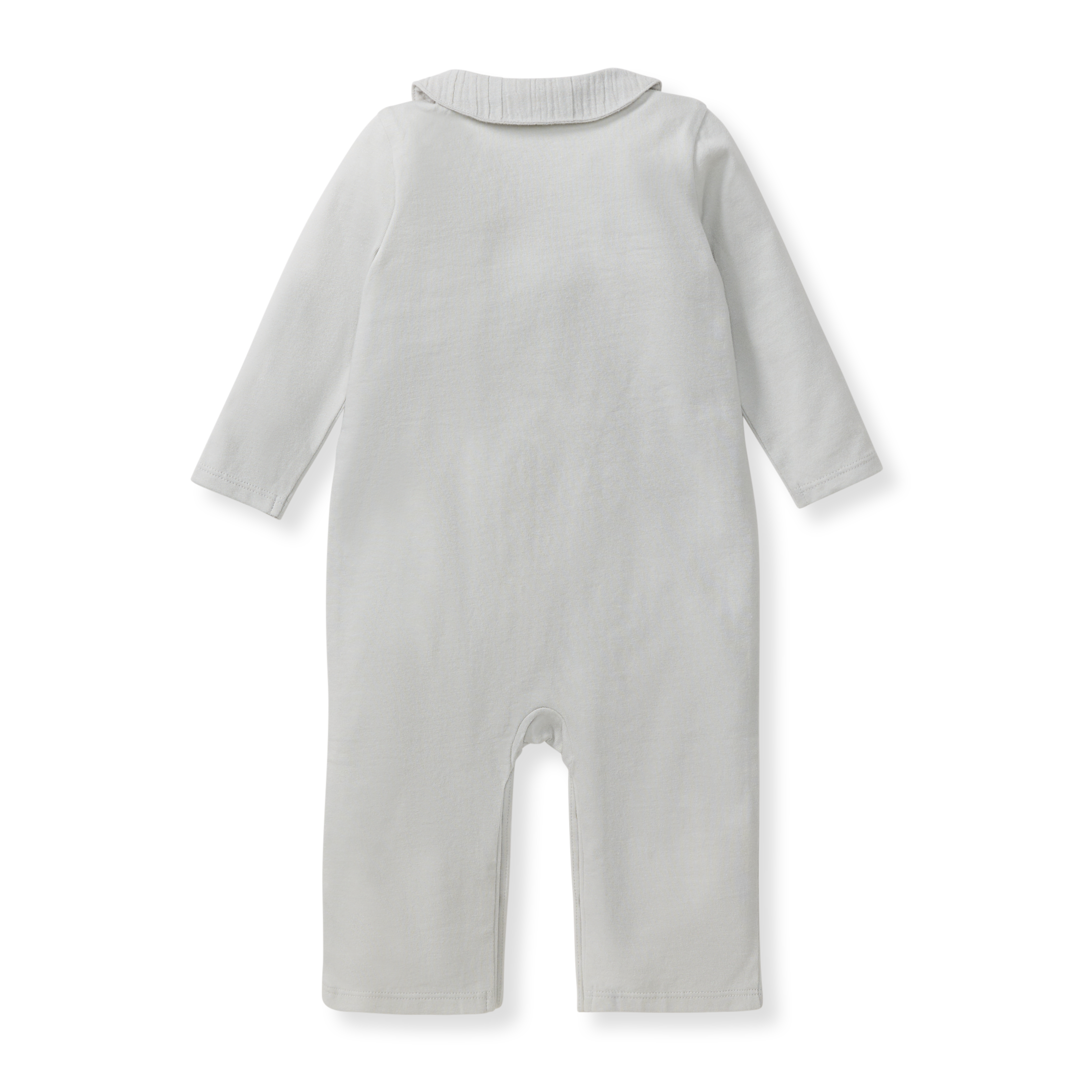  Muslin Collar Baby Boy Blue Jumpsuit、mySite、layawaytickets