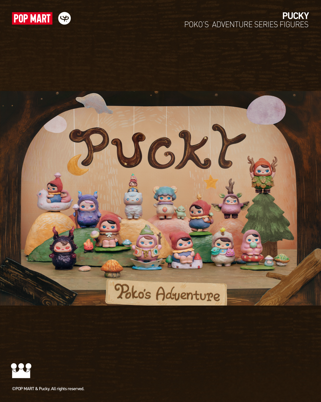  POP MART PUCKY Poko's Adventure Series Figures、mySite、greenlandpopulation