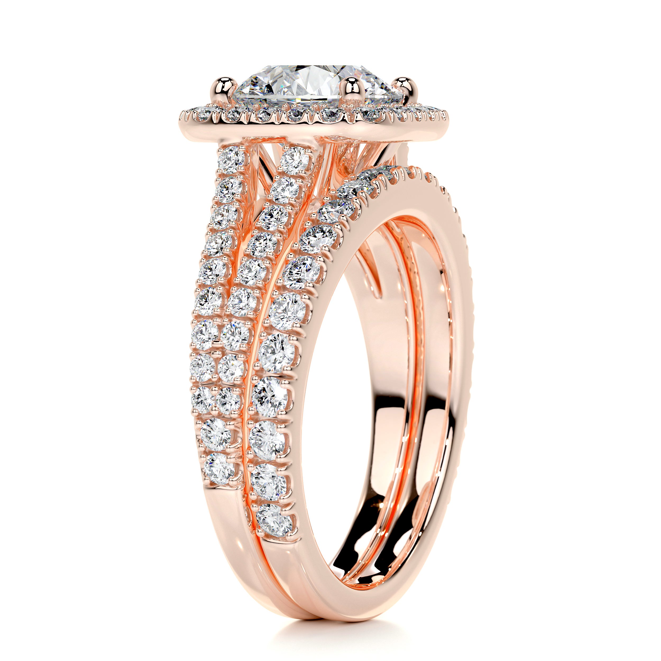 Grace Diamond Bridal Set -14K Rose Gold、mySite、hinf8tx79