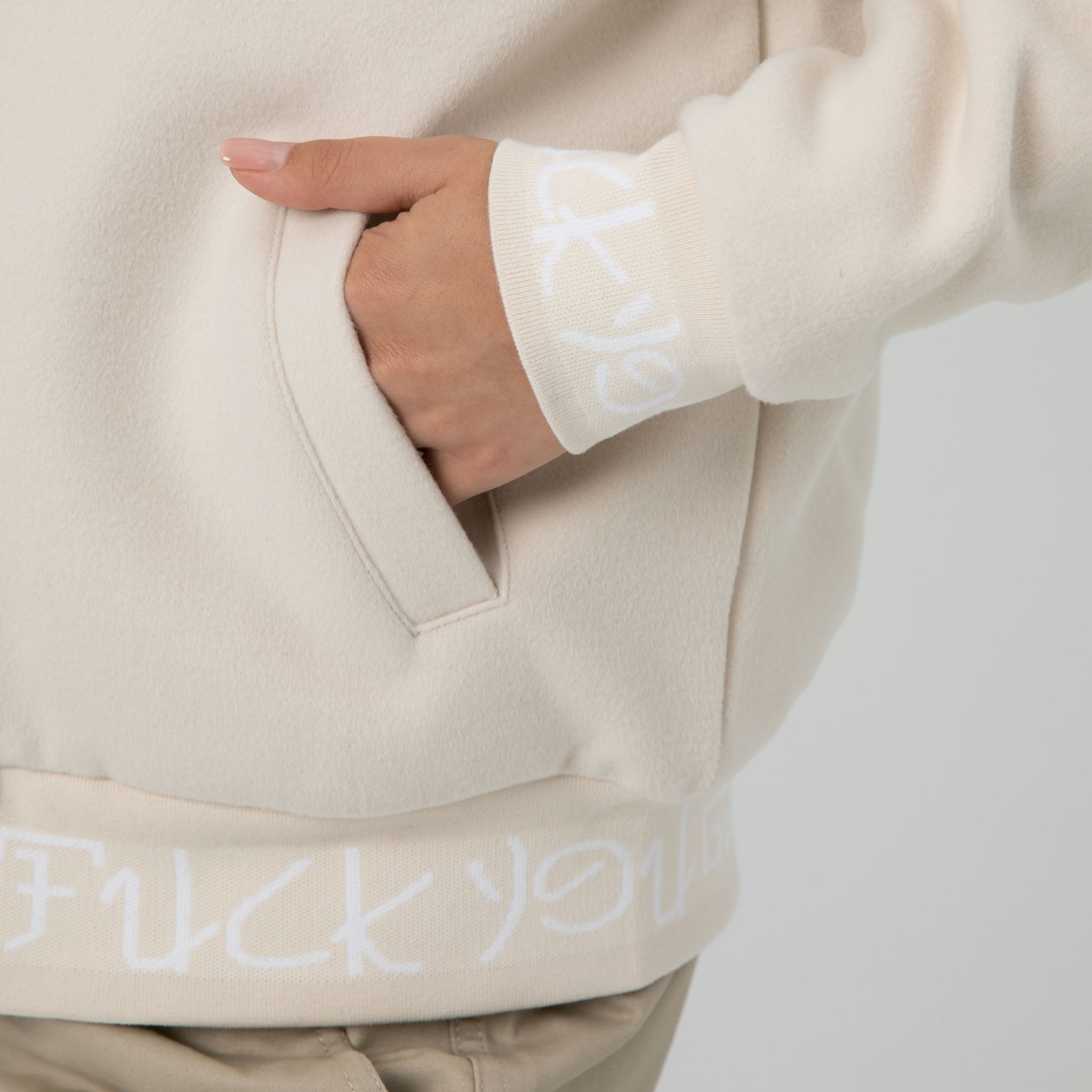  Lucky Nerm Varsity Jacket (Cream)、mySite、merchandisen