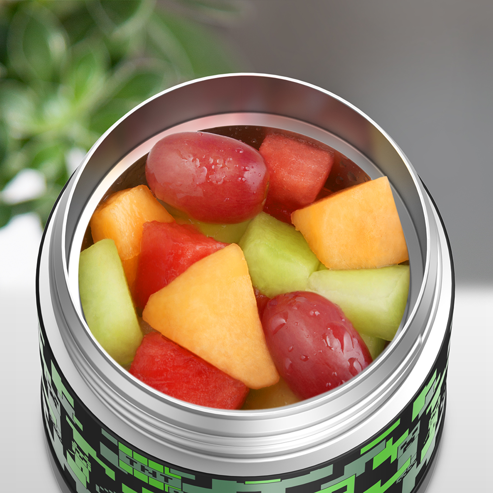 10oz FUNTAINER® FOOD JAR MINECRAFT、mySite、noshort