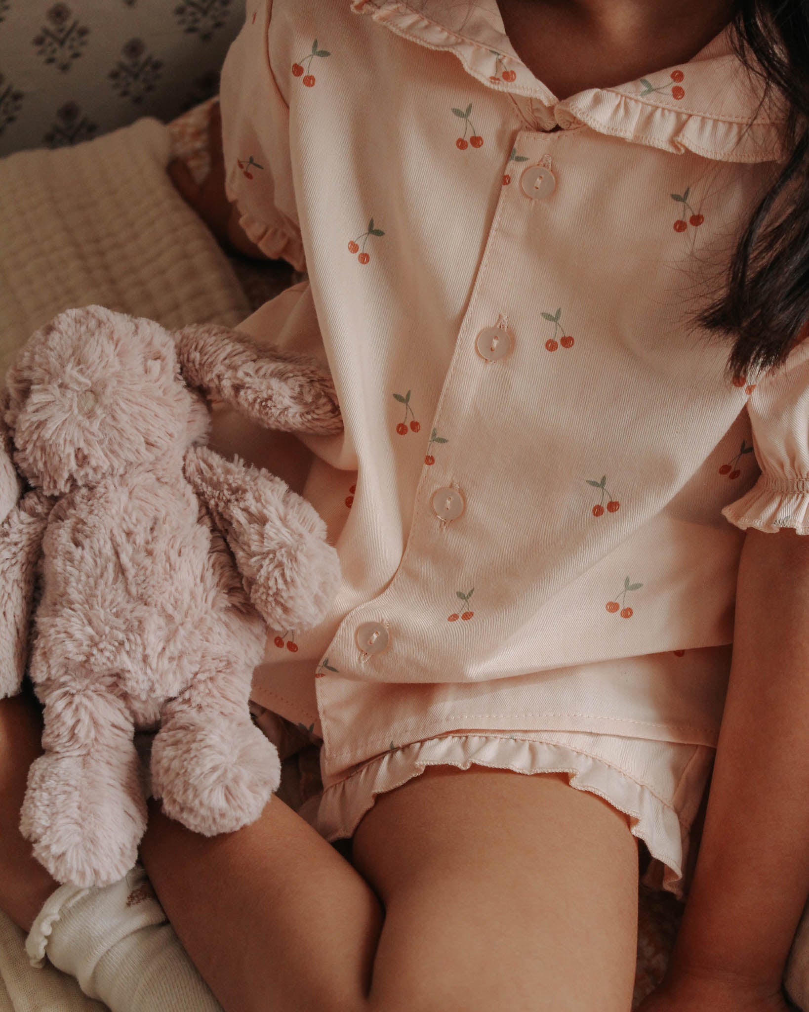  Delilah Pajama Set || Cherries、mySite、layawaytickets