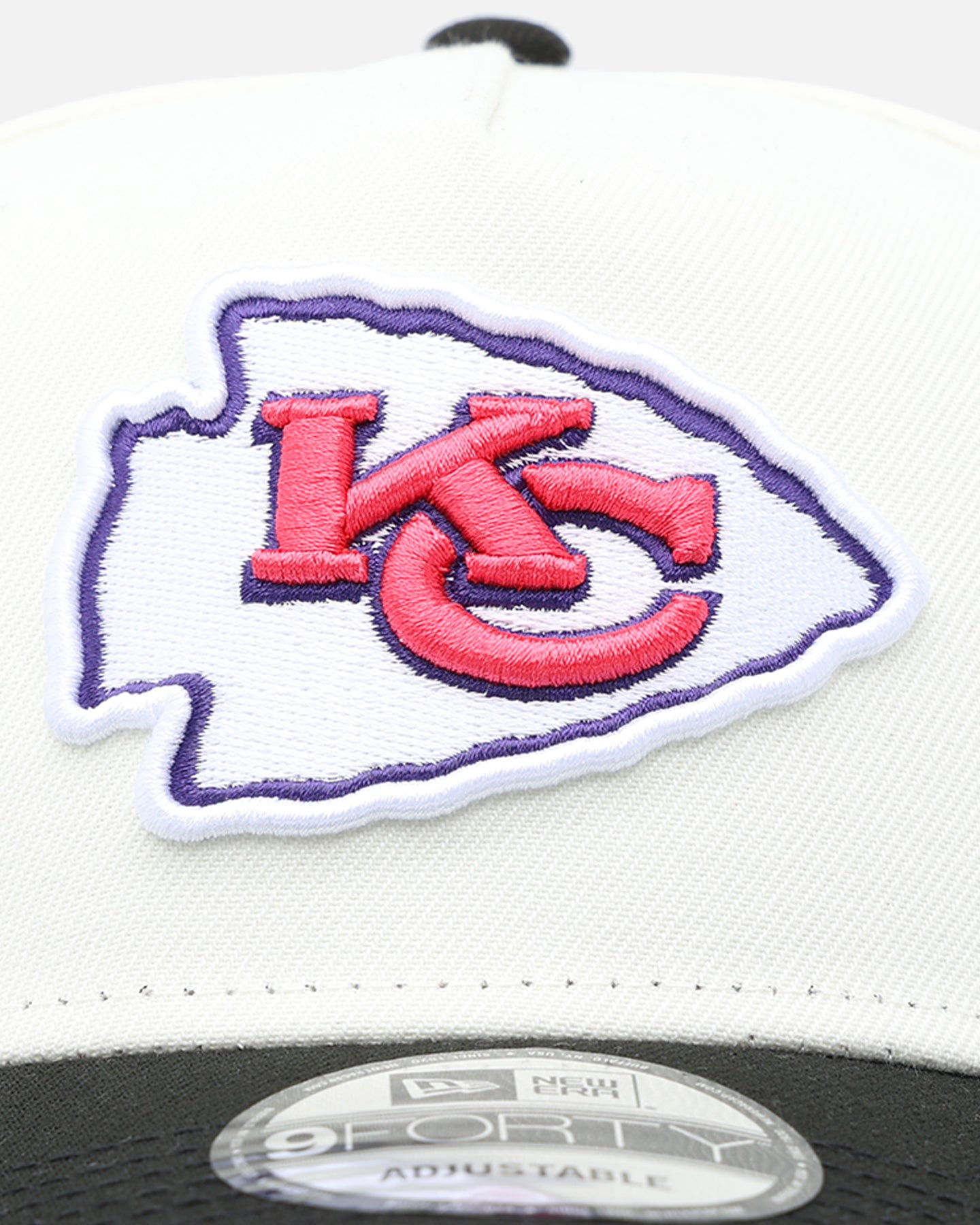 New Era Kansas City Chiefs 'Neon Nights' 9FORTY Snapback Chrome/Black、mySite、zt4zffjzw