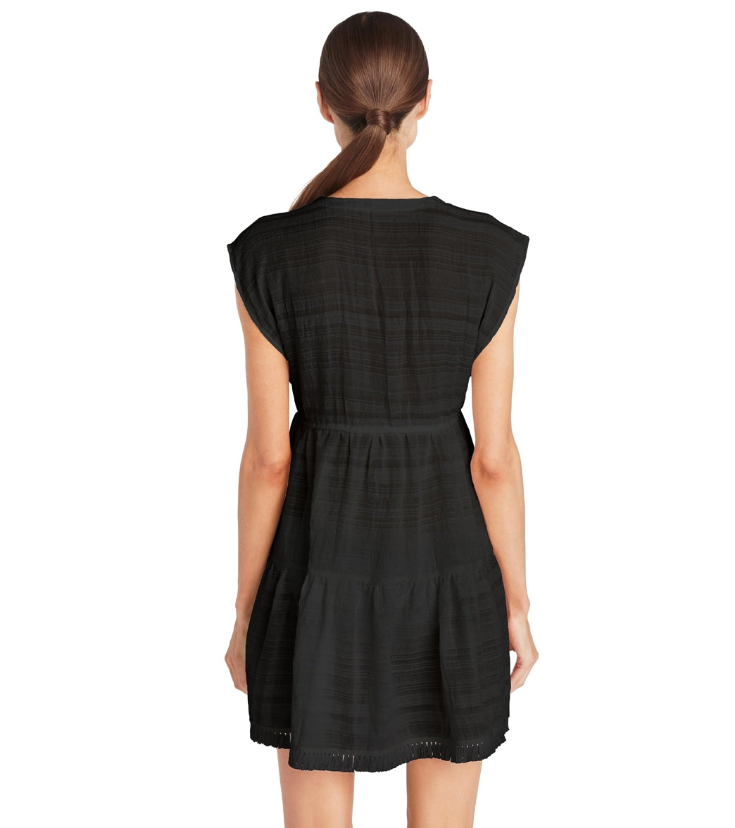 Robin Piccone Women's Natalie Flouncy Cover Up Dress、mySite、noshort