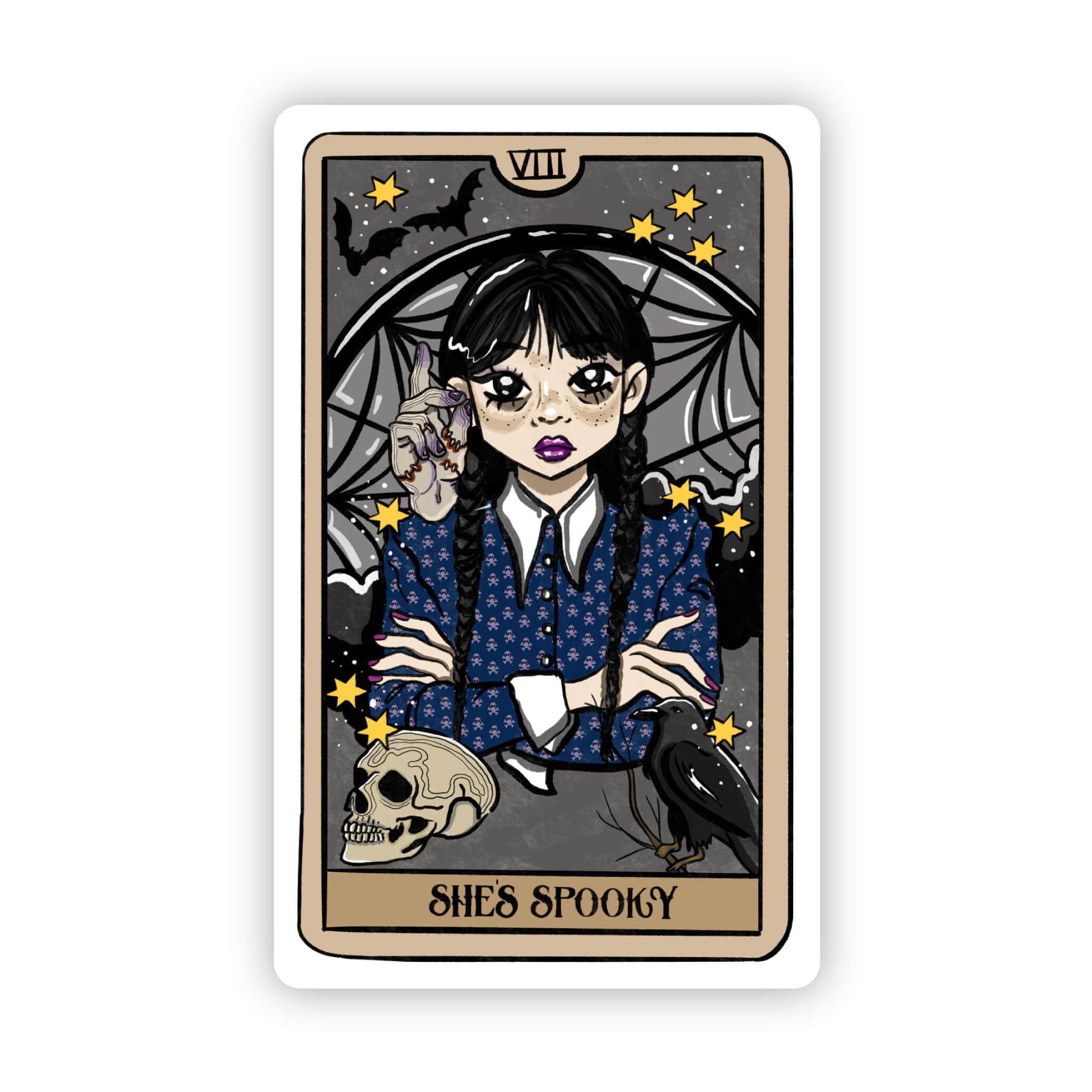  She's Spooky Tarot Card Sticker、mySite、elrpsem3k