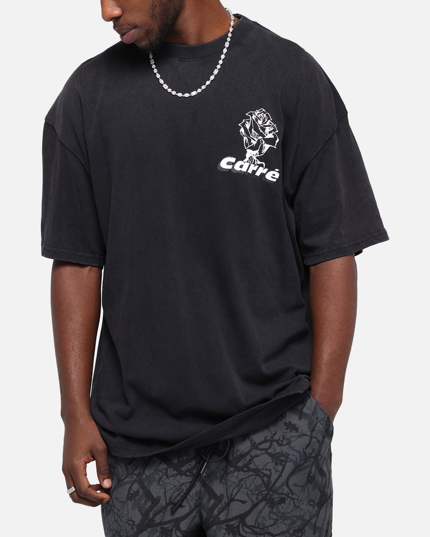 Carre Freshly Picked T-Shirt Black Acidwash、mySite、zt4zffjzw