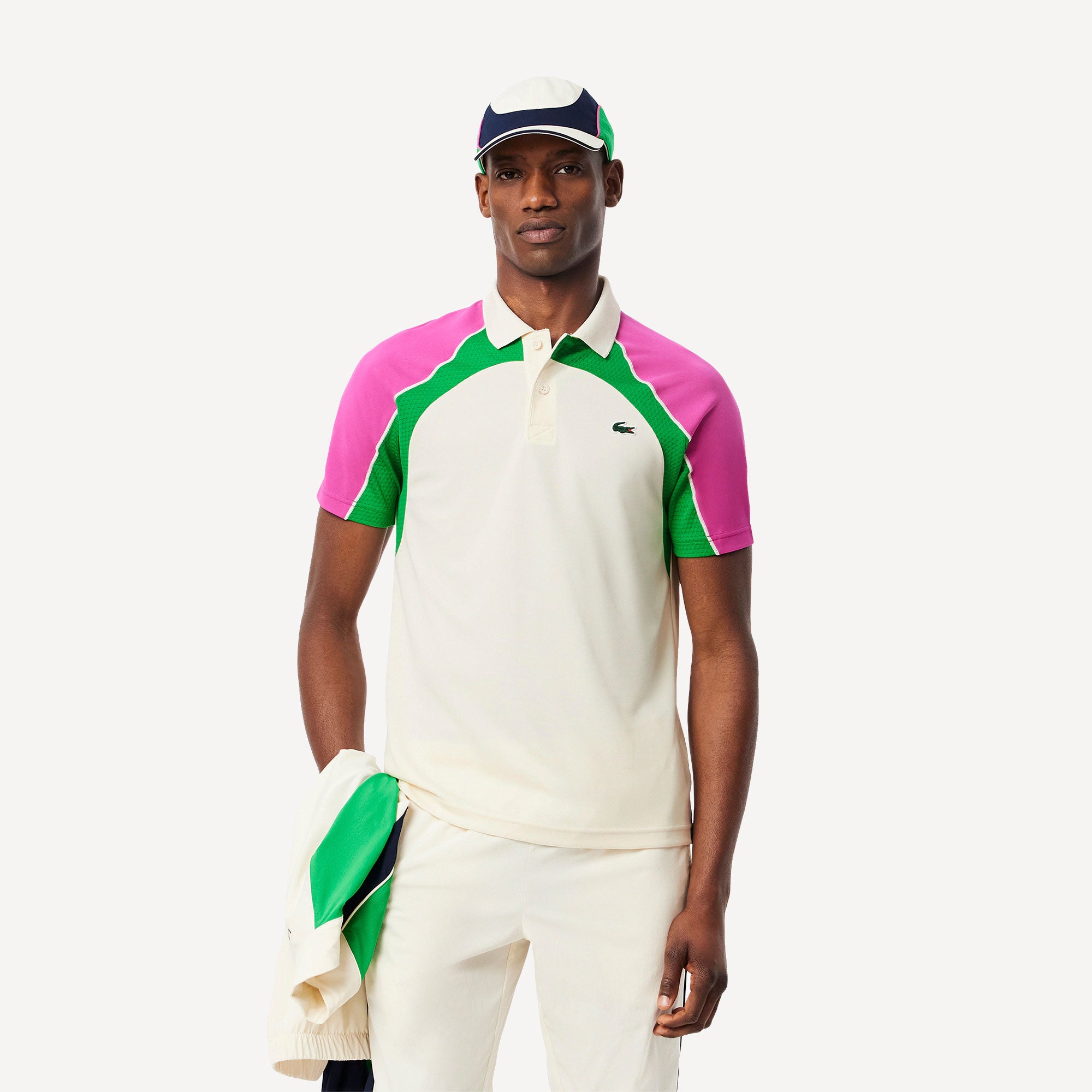 Lacoste Players Men's Ultra Dry Pique Tennis Polo