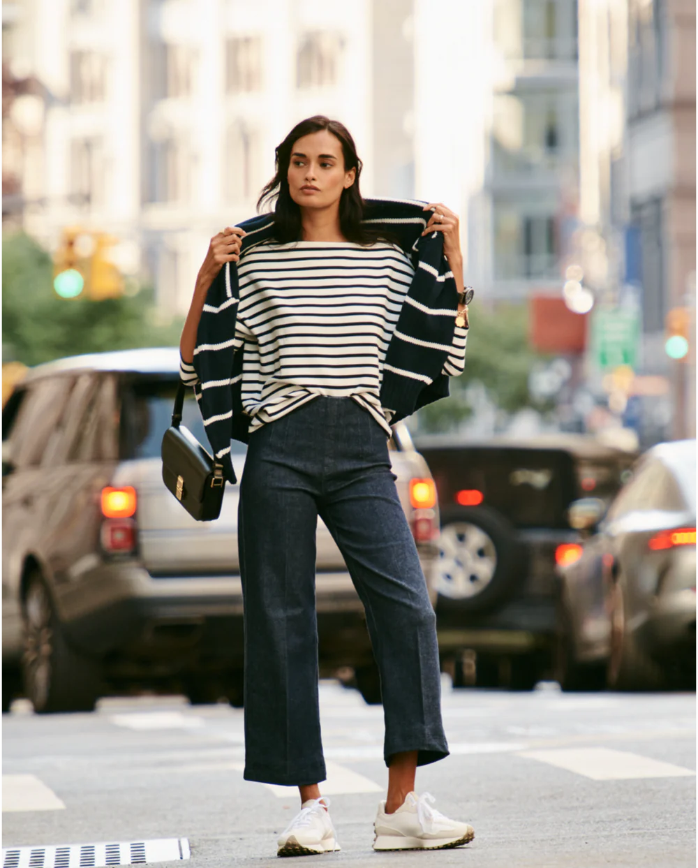 Spanx Zero Waistband Crop Wide Leg Jeans - Final Sale、mySite、noshort