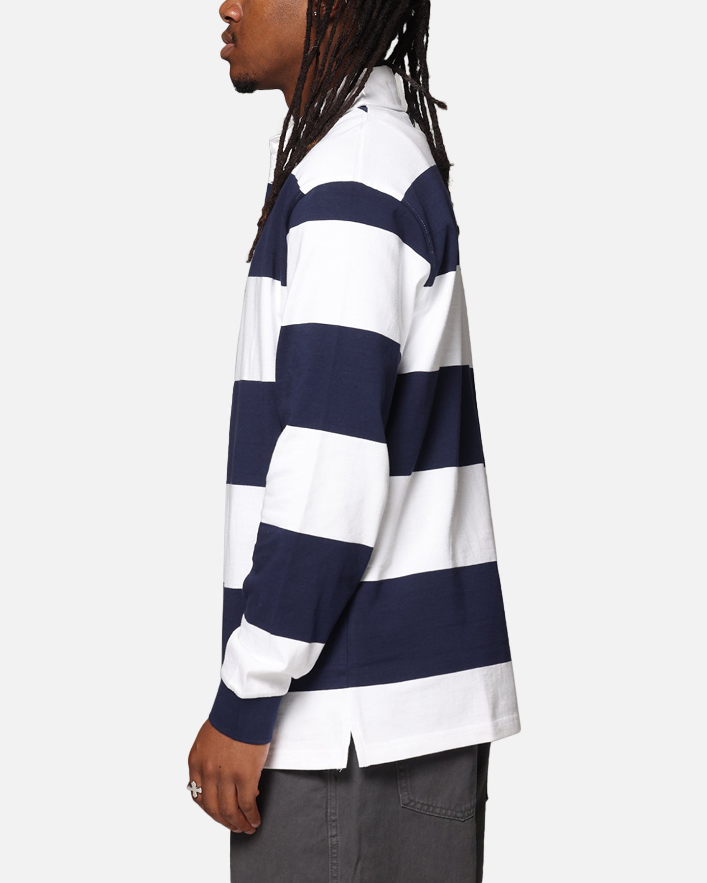 X-Large XL Stripe Rugby Jersey Navy、mySite、zt4zffjzw