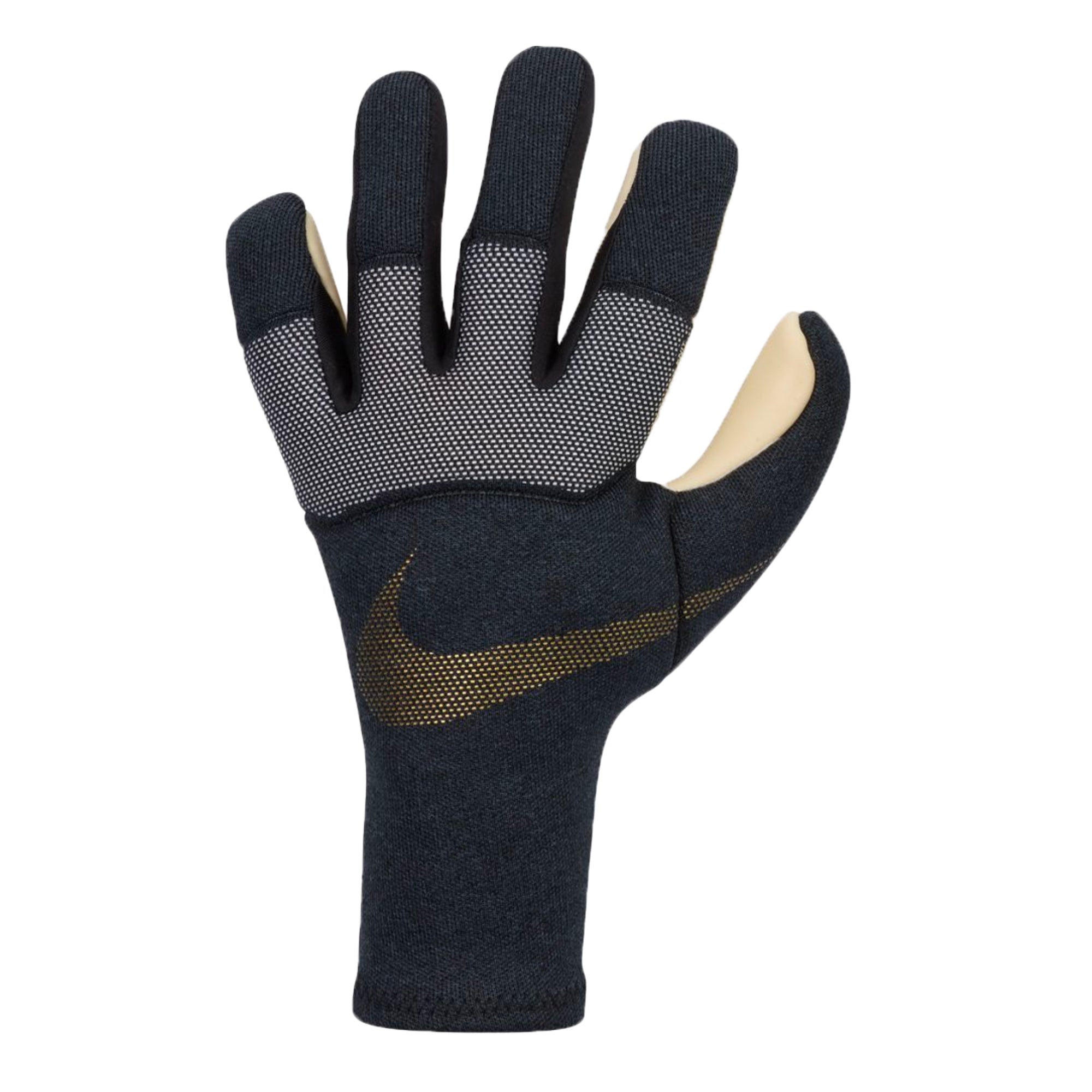 Nike Men's Dynamic Fit Goalkeeper Gloves Black/Gold/White、mySite、noshort