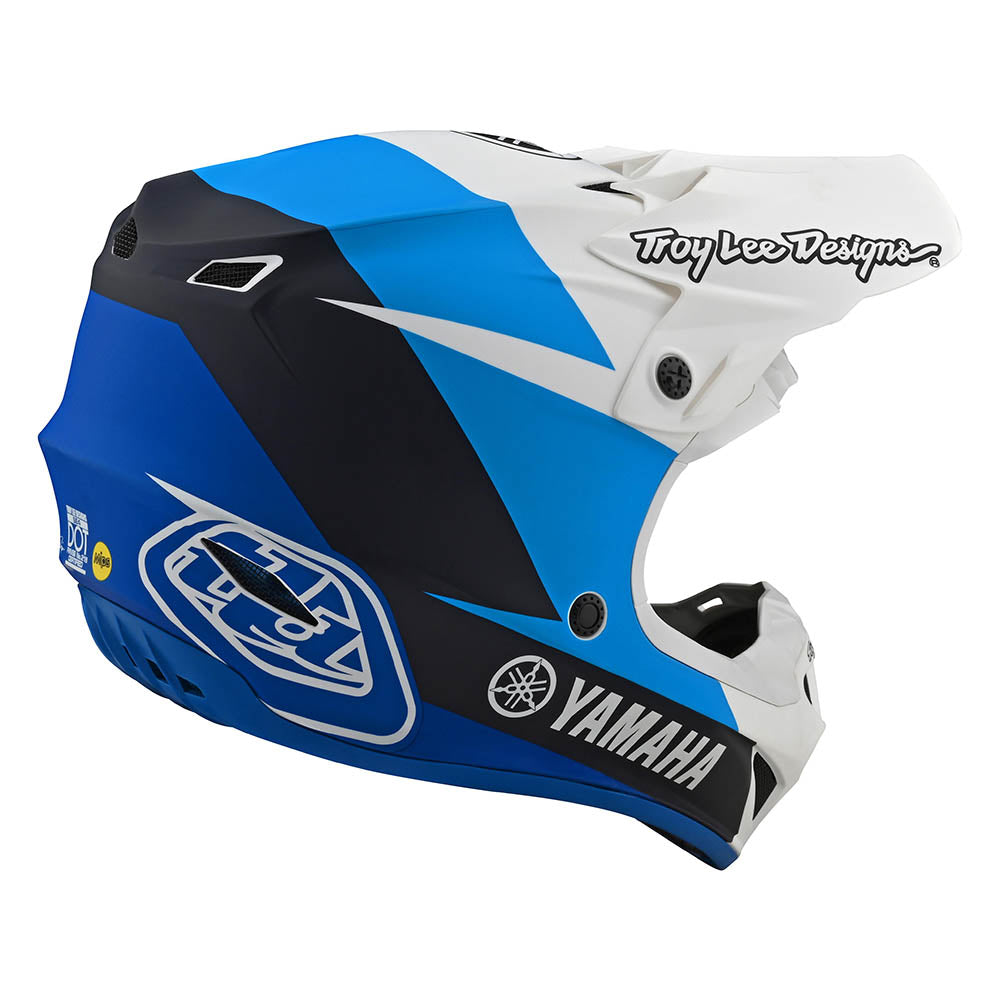 Youth SE4 Polyacrylite Helmet TLD Yamaha L4 White / Blue、mySite、dreamappss
