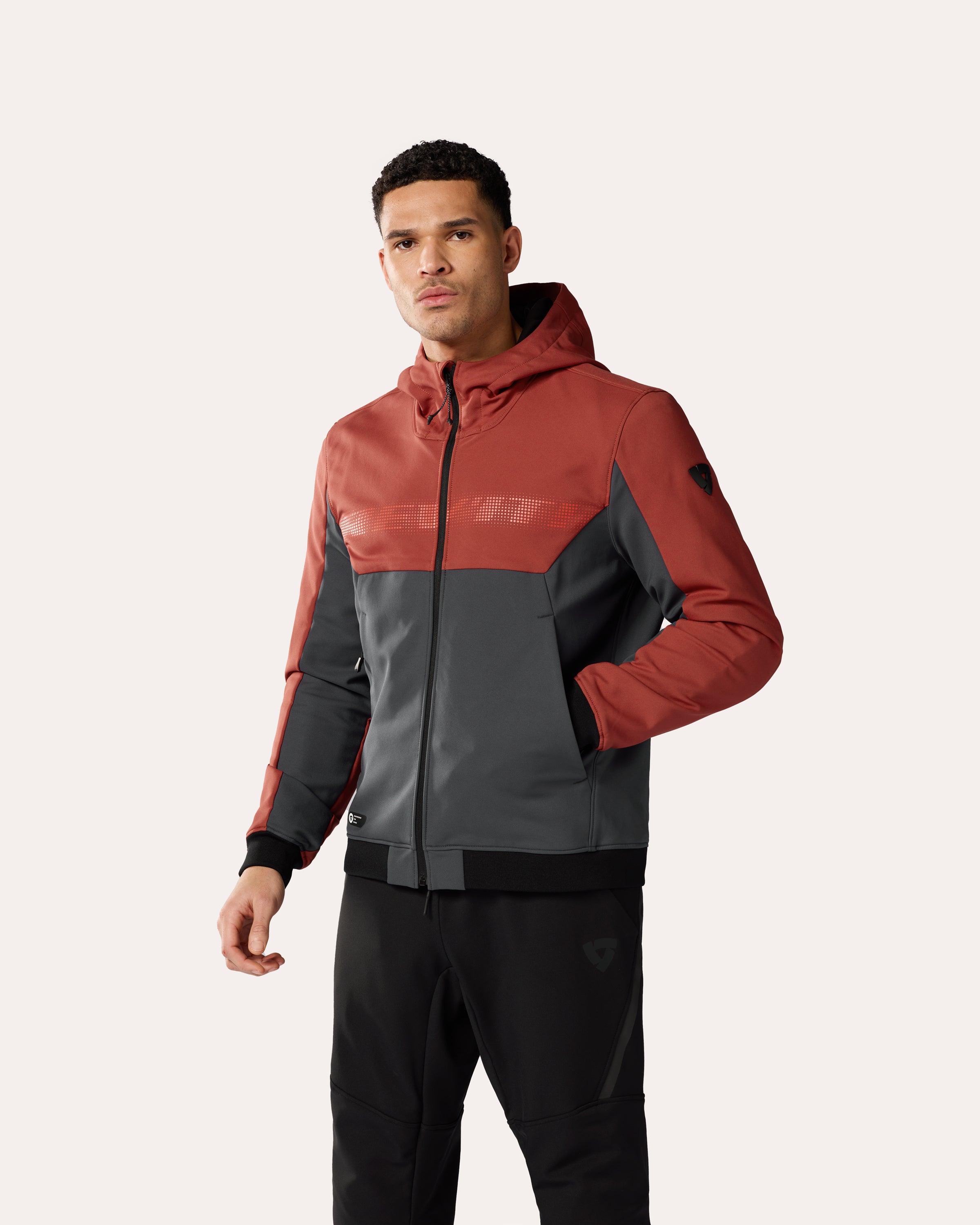 Hoodie Parabolica 2 | Burgundy Red-Grey、mySite、dreamappss