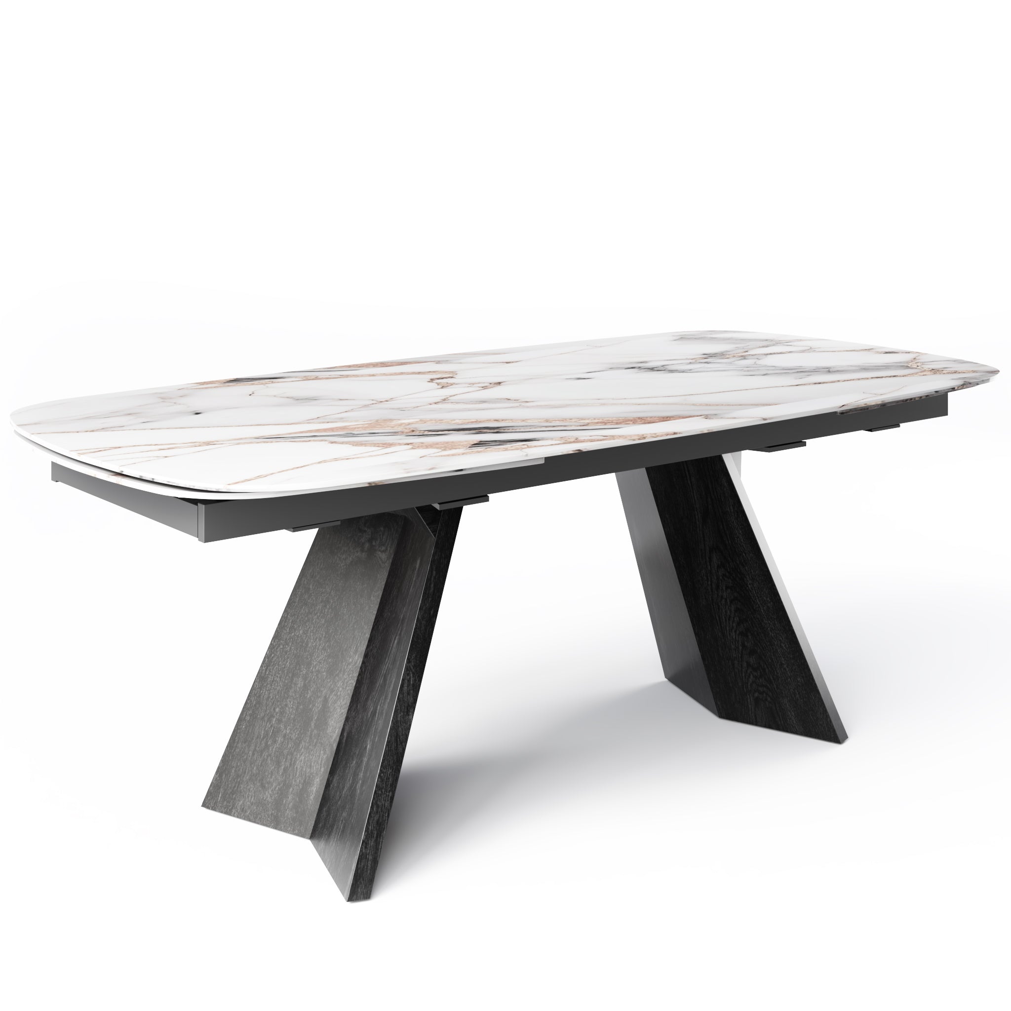  Icaro Extendable Dining Table with Marble and Ceramic Top Options、mySite、sugarbowlscore