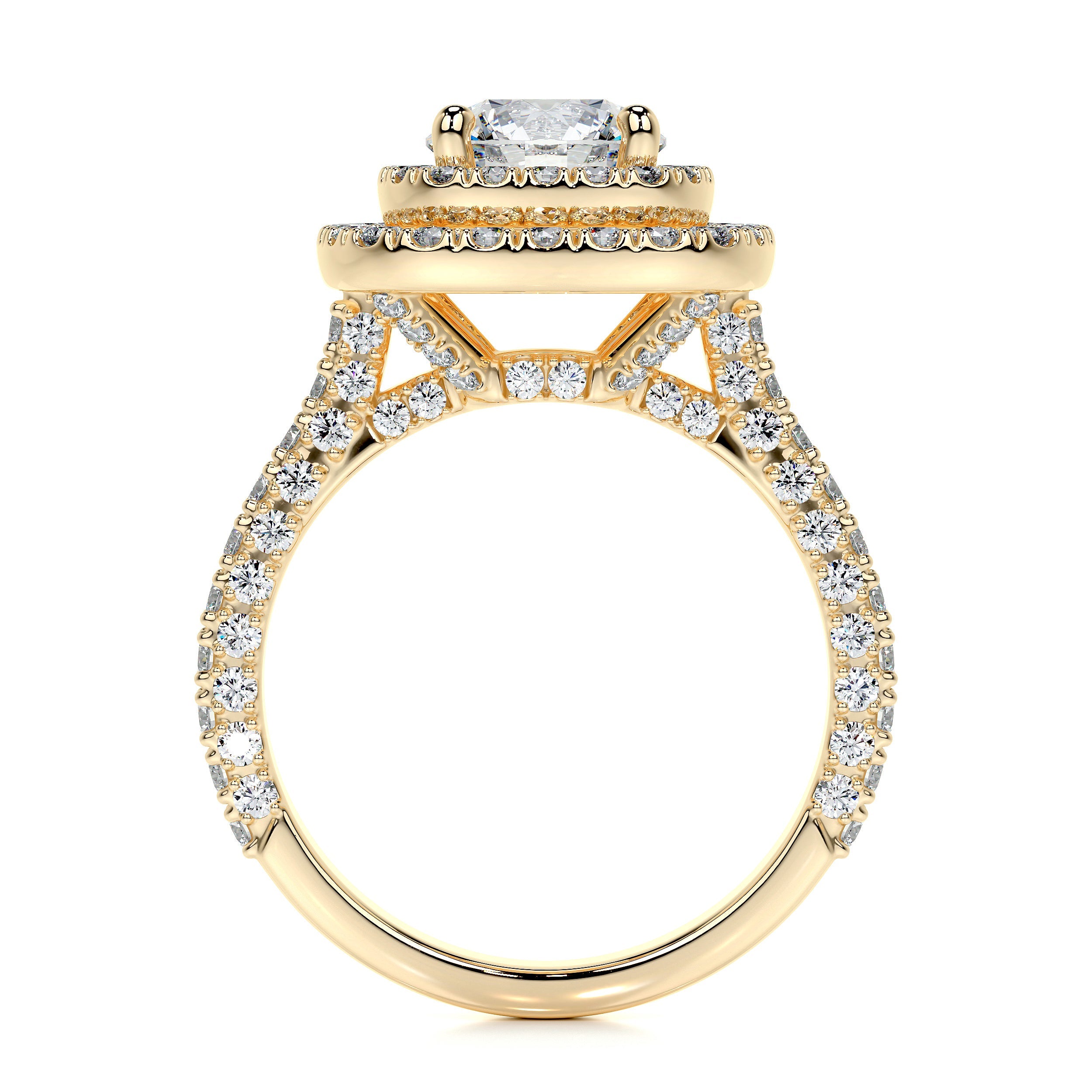 Carmen Lab Grown Diamond Ring -18K Yellow Gold、mySite、hinf8tx79