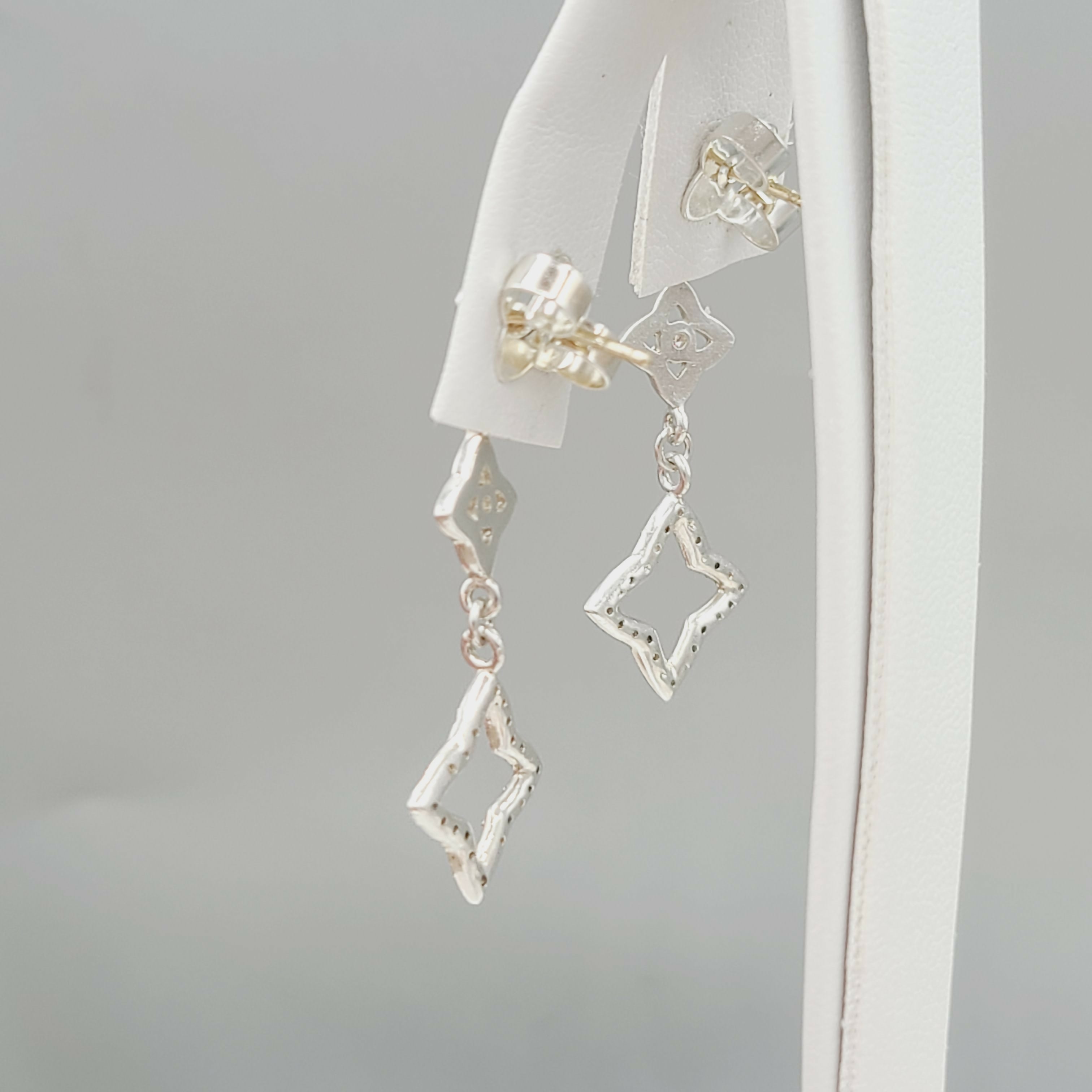 David Yurman Quatrefoil Drop Earrings with Diamonds、mySite、hinf8tx79