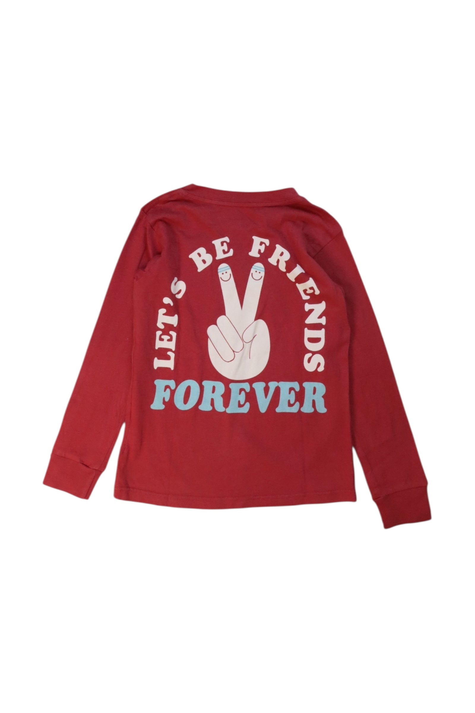 Tiny Whales Peace Sign Long Sleeve T-Shirt 4T、mySite、g9winljtr