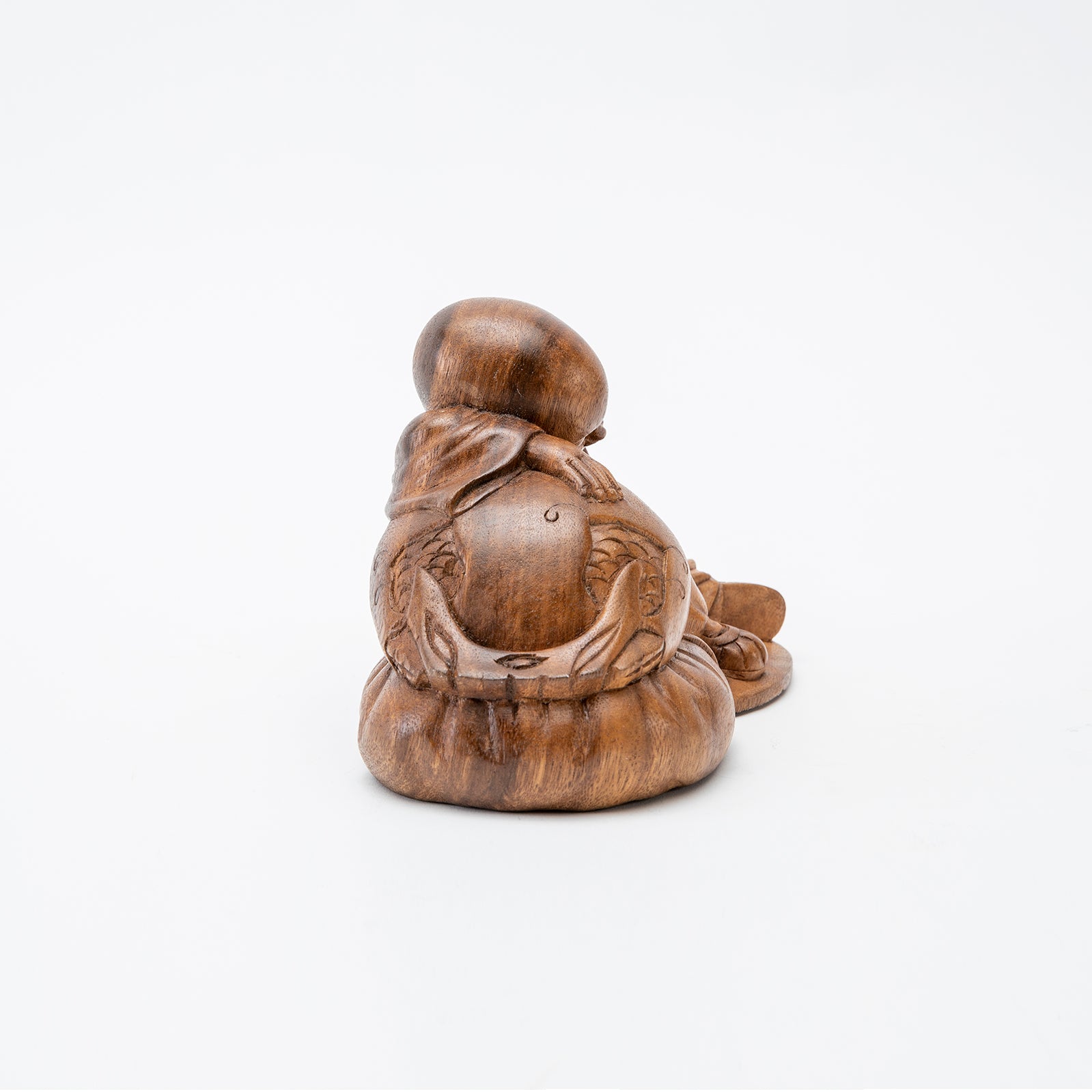 Wooden At Ease Monk Statue、mySite、topwebapps