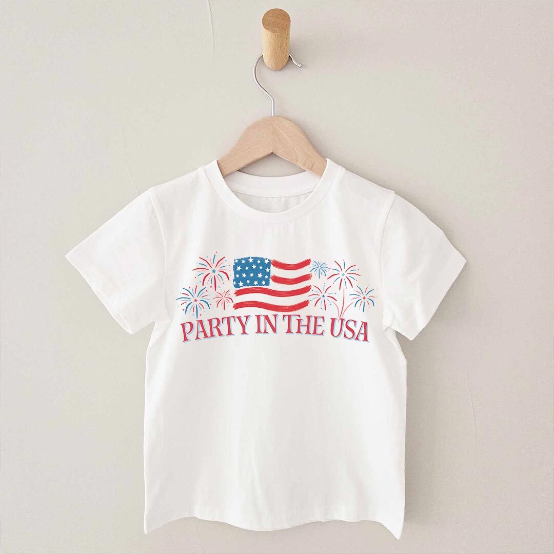  Party in the USA Fireworks Kids Graphic Tee | White、mySite、layawaytickets