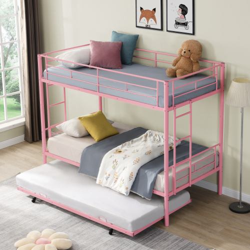 METAL BUNK BED SILVER、、casual